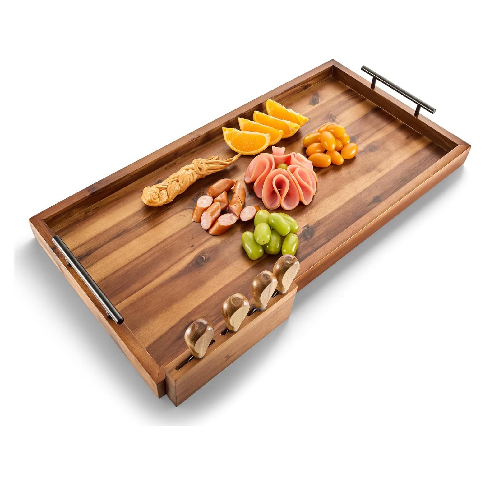 Tabla de Charcutería Grande Tidita 61x30.5cm Madera Acacia