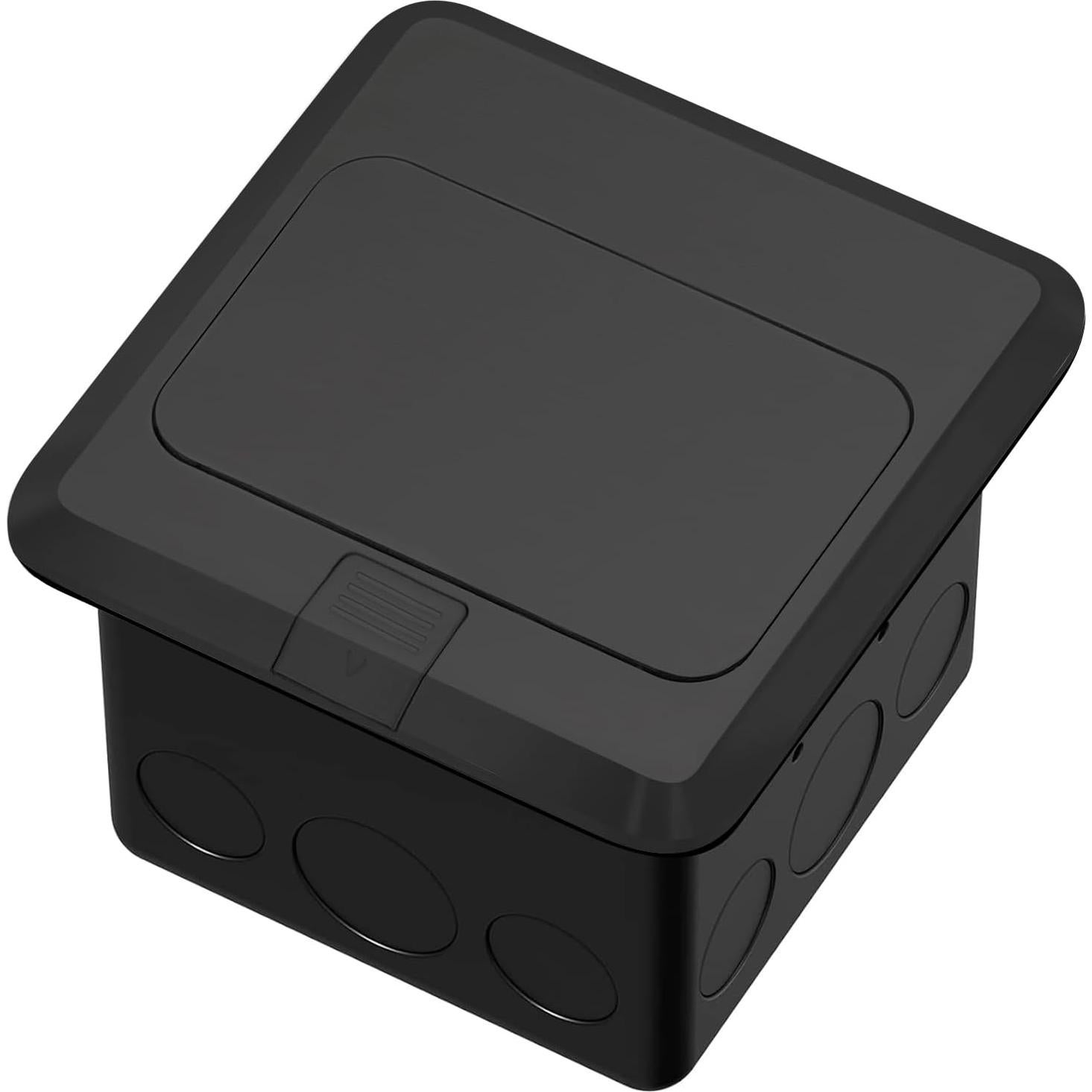 Kit de Enchufe Eléctrico Empotrado Vagueior 20A Negro - 2 Paquete