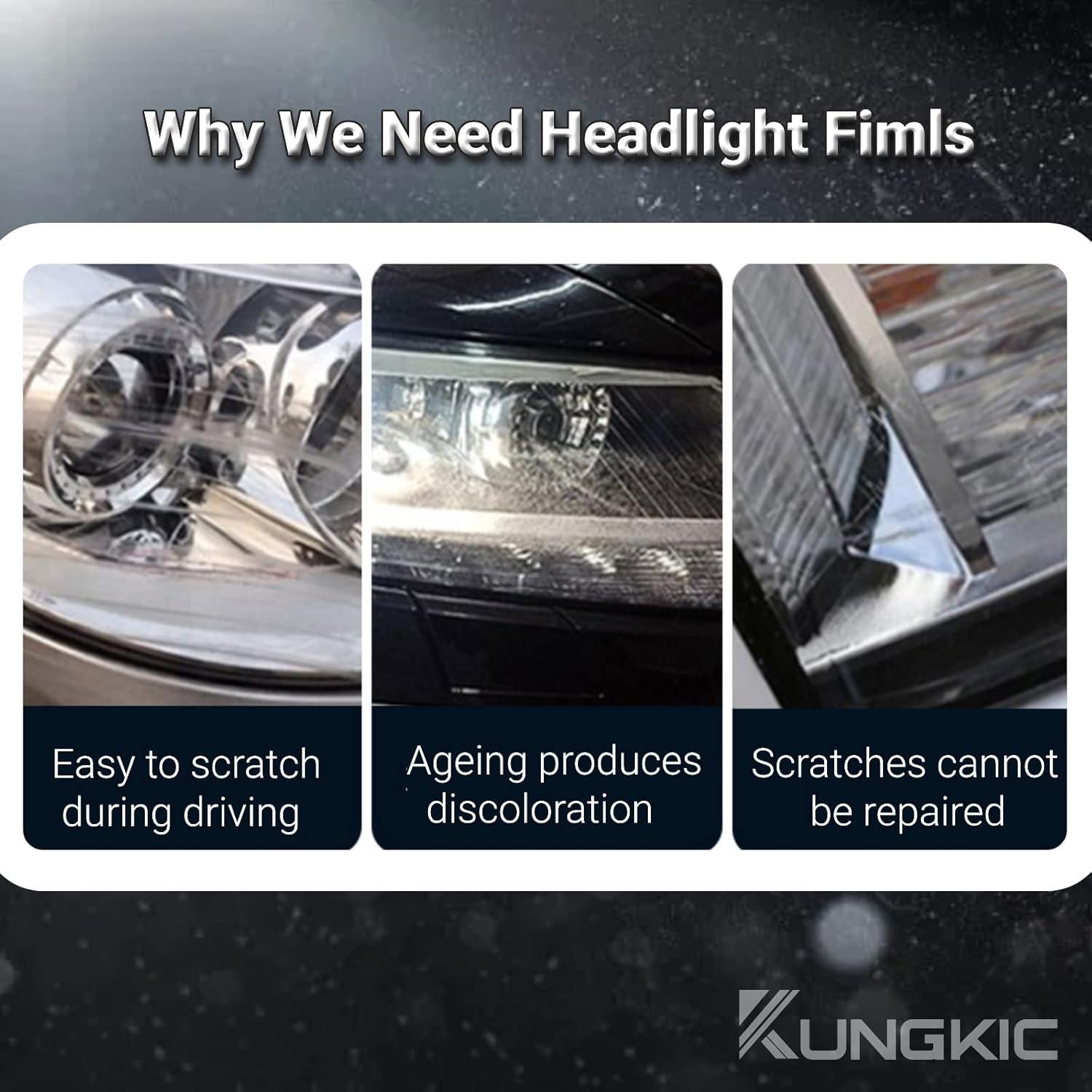 Película de Protección de Faros KUNGKIC para Toyota GR86/Subaru BRZ 2021-2025