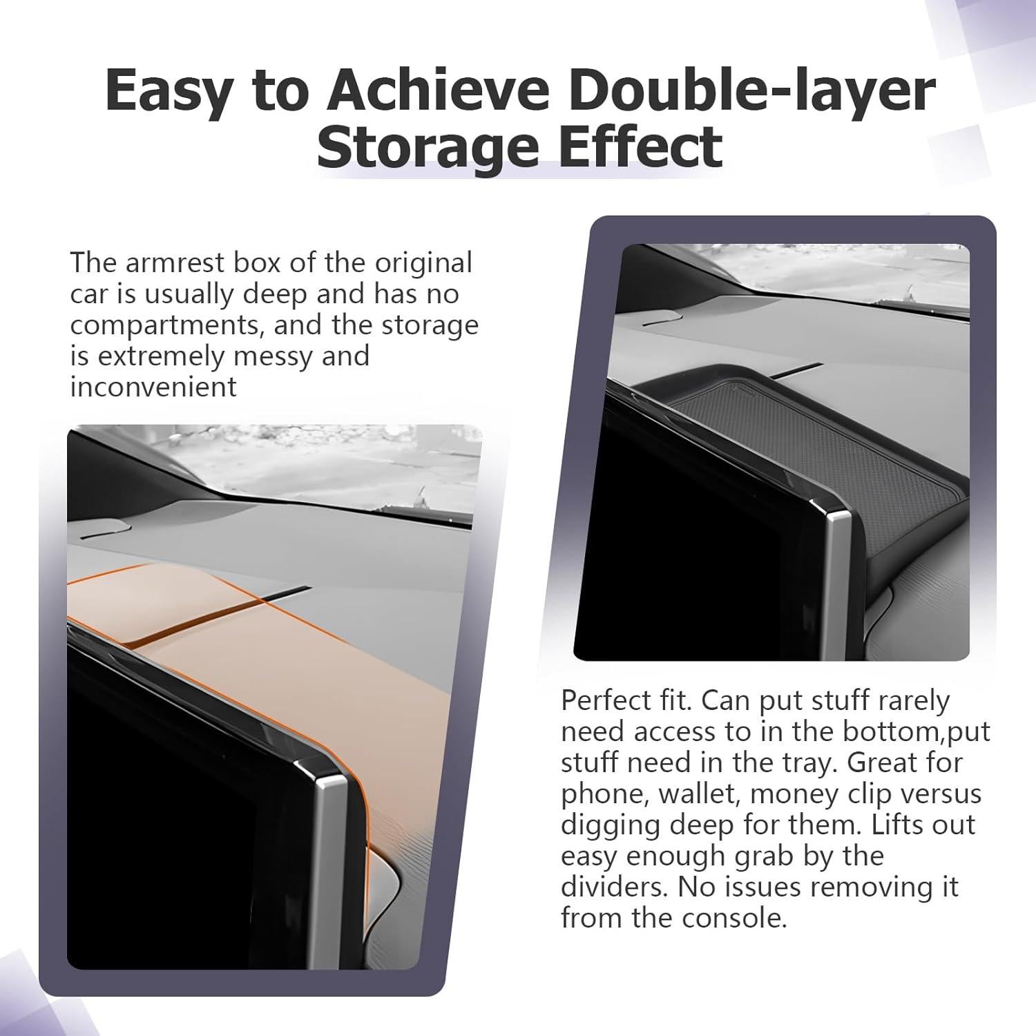 Bandeja de Almacenamiento LUWU para Toyota Corolla 2019-2025