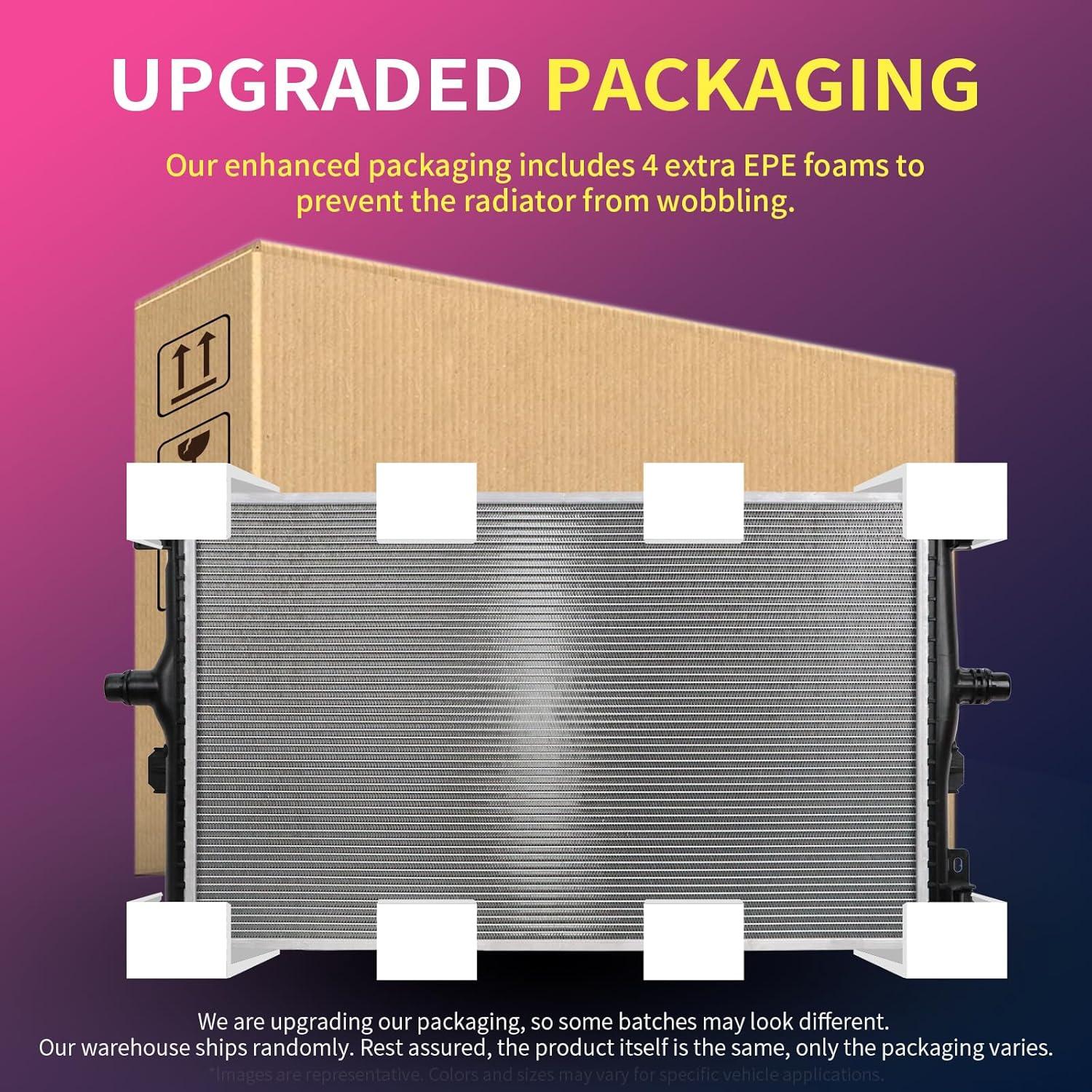 Conjunto de radiador Readair con enfriador de aceite para Buick