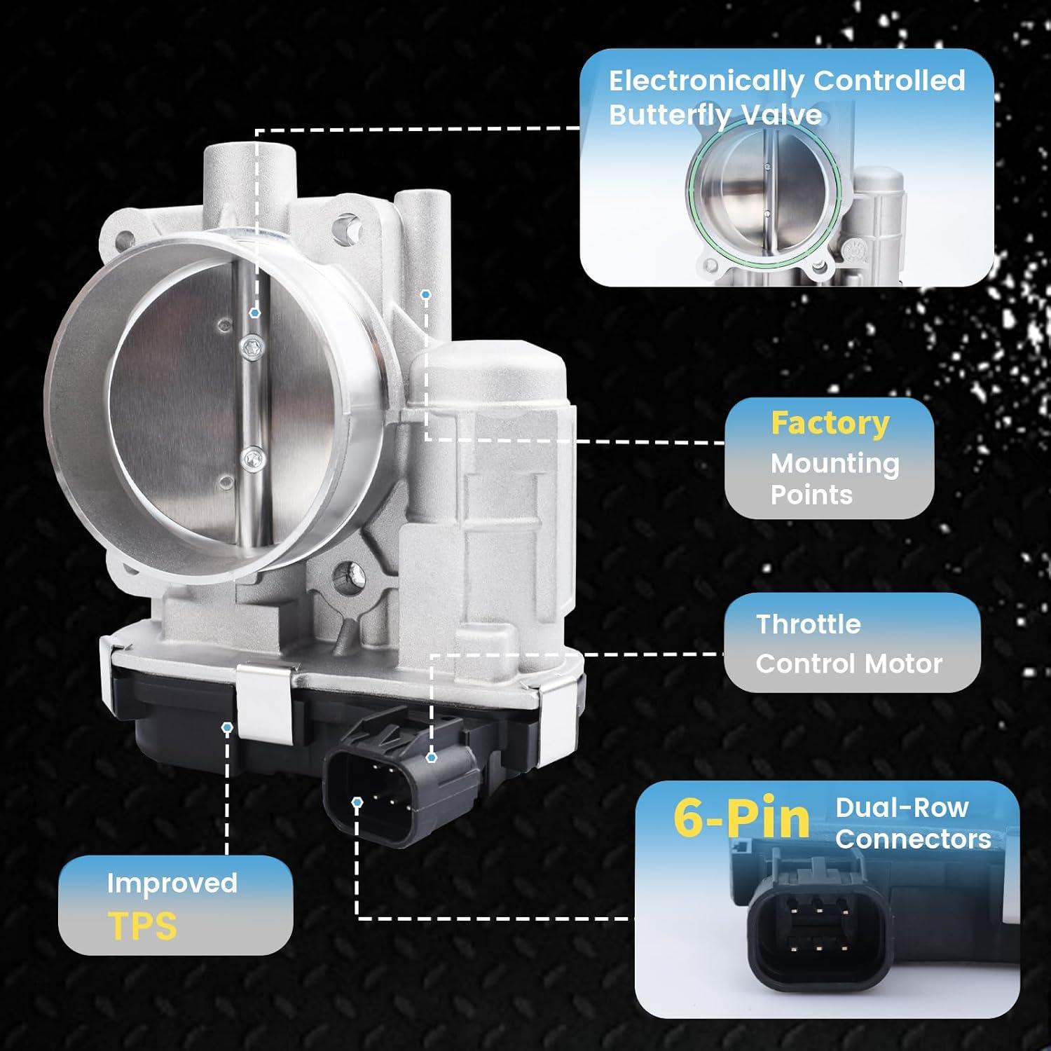 Cuerpo de Aceleración Electrónico ATURMC S20009 Compatible Chevrolet Buick Pontiac Saturn