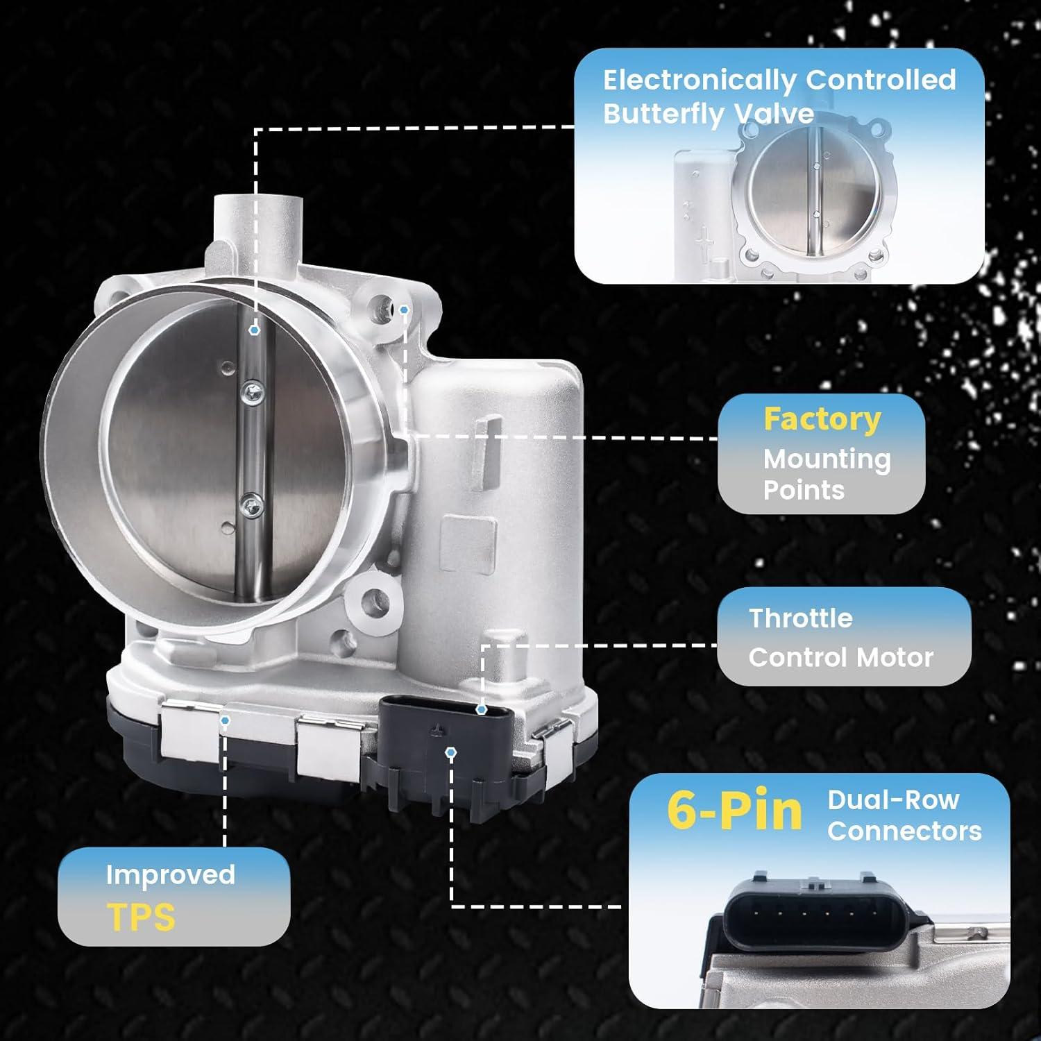 Cuerpo de Aceleración Electrónico ATURMC S20203 Compatible Dodge Chrysler Jeep Ram