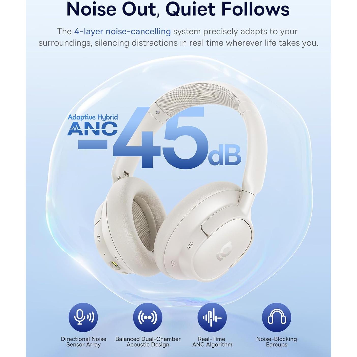 Auriculares Bluetooth Baseus Bass BH1 NC ANC 80H SuperBass