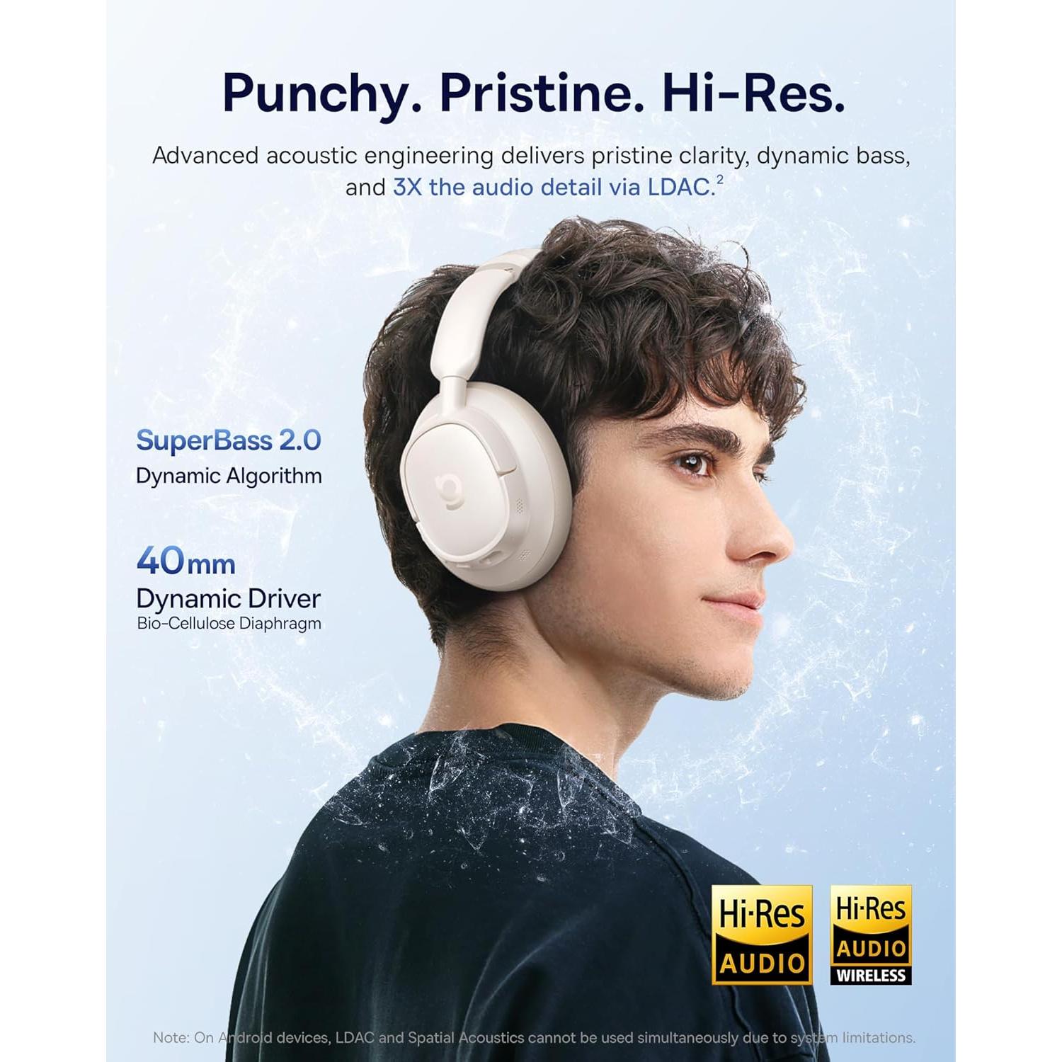 Auriculares Bluetooth Baseus Bass BH1 NC ANC 80H SuperBass