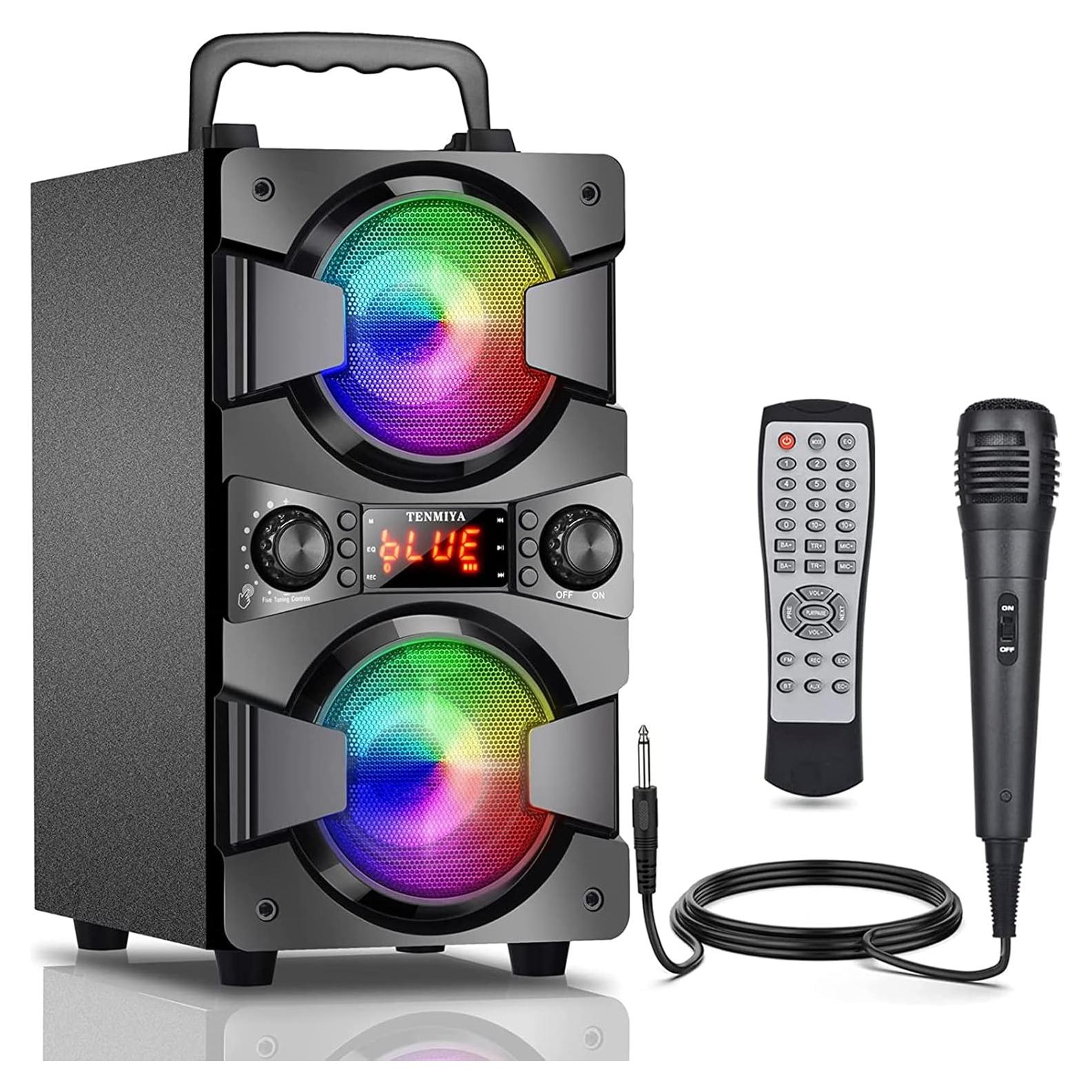 Altavoz Bluetooth TENMIYA A20 60W Inalámbrico con Micrófono