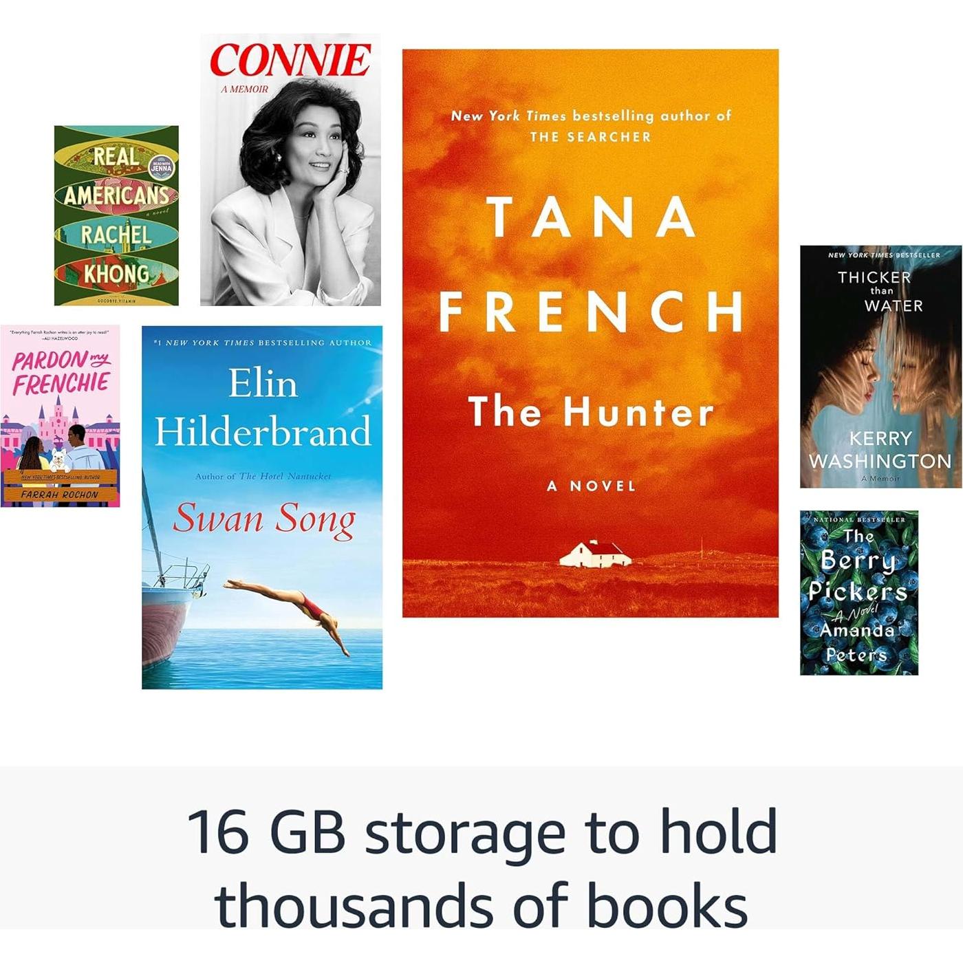 Like-New Amazon Kindle (16 GB) - Lightest and most compact Kindle, with glare-free display, faster page turns, adjustable front light, and long battery life - Black