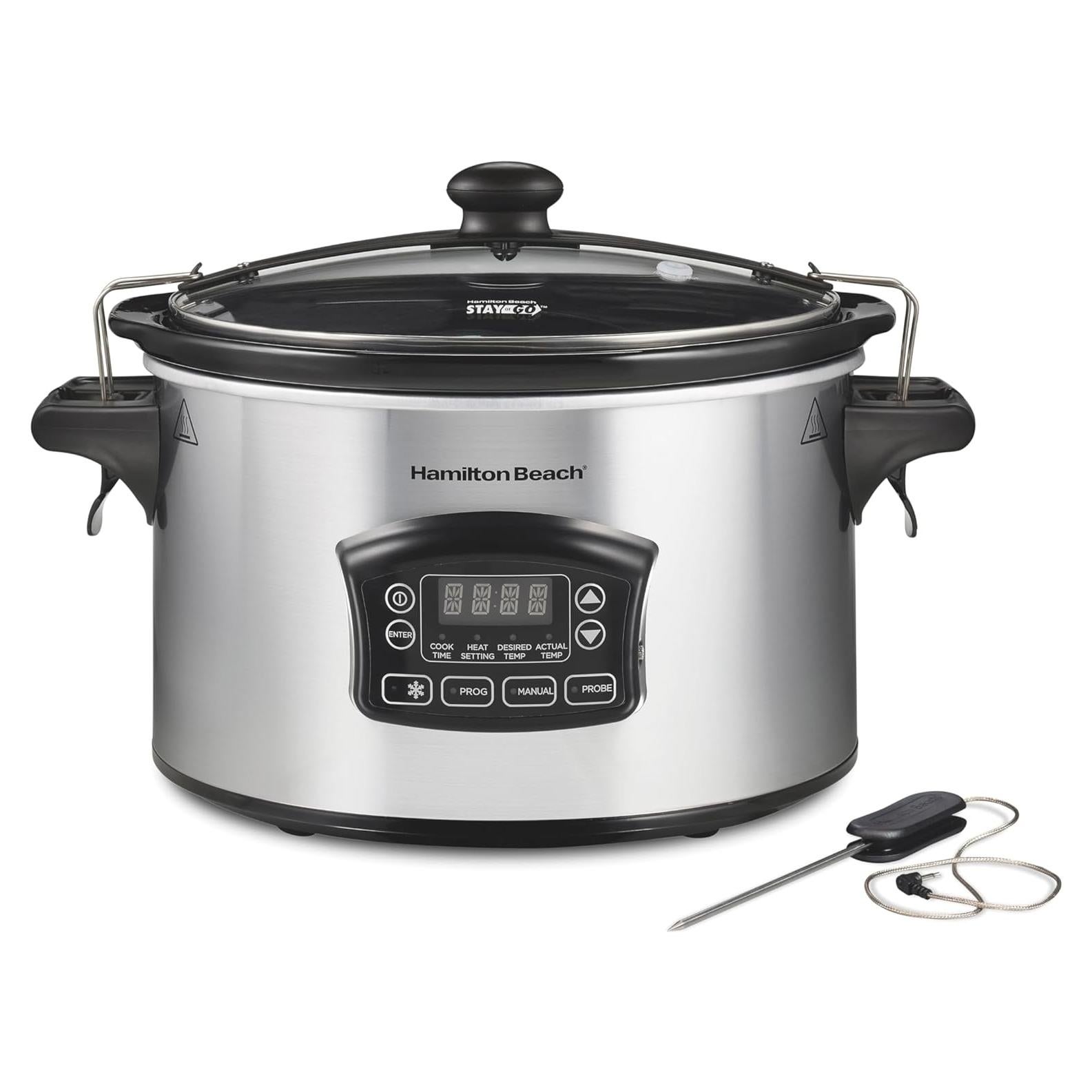 Olla de Cocción Lenta Hamilton Beach 6 Cuartos Digital Programable