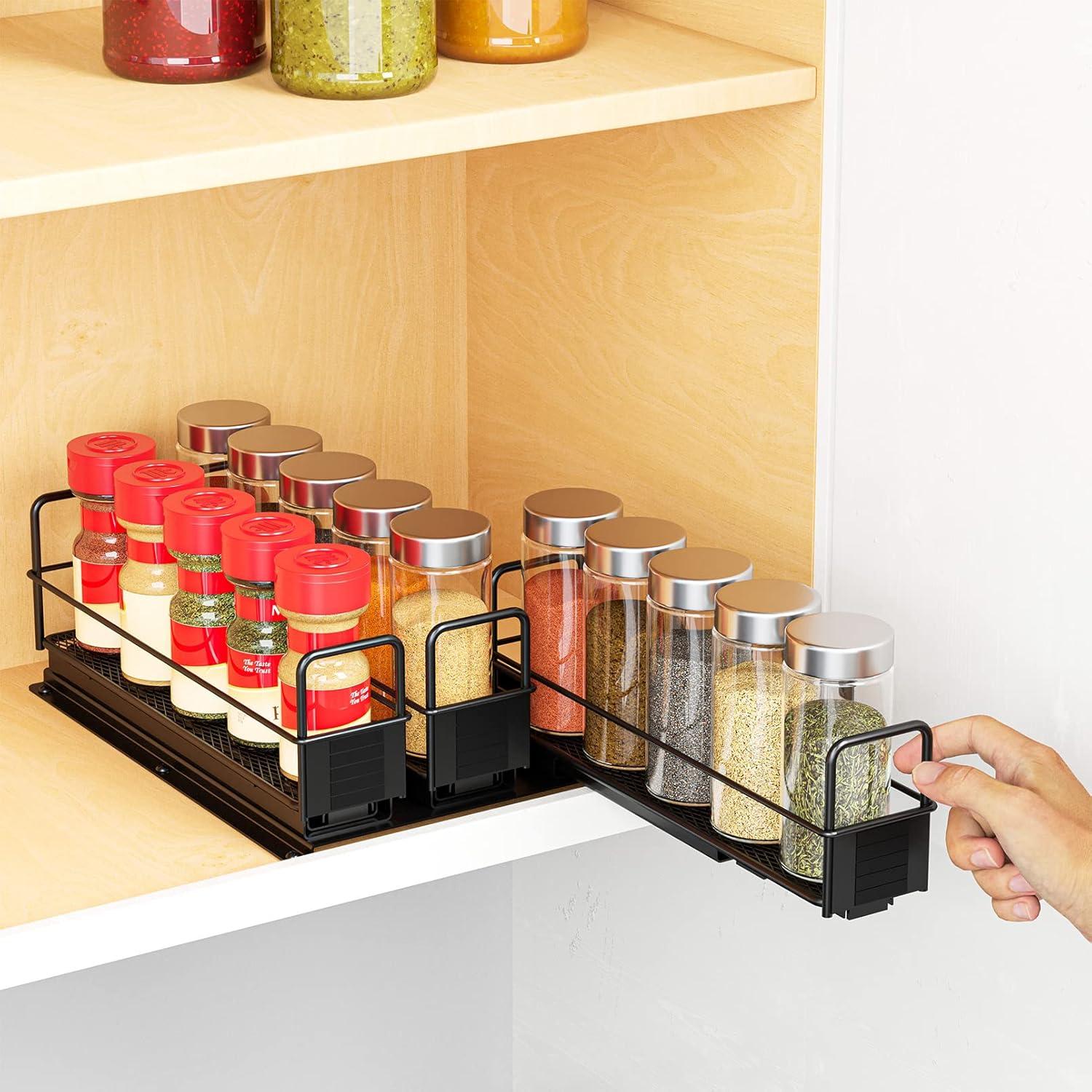 Organizador de Especias SpaceAid Extraíble con 3 Cajones