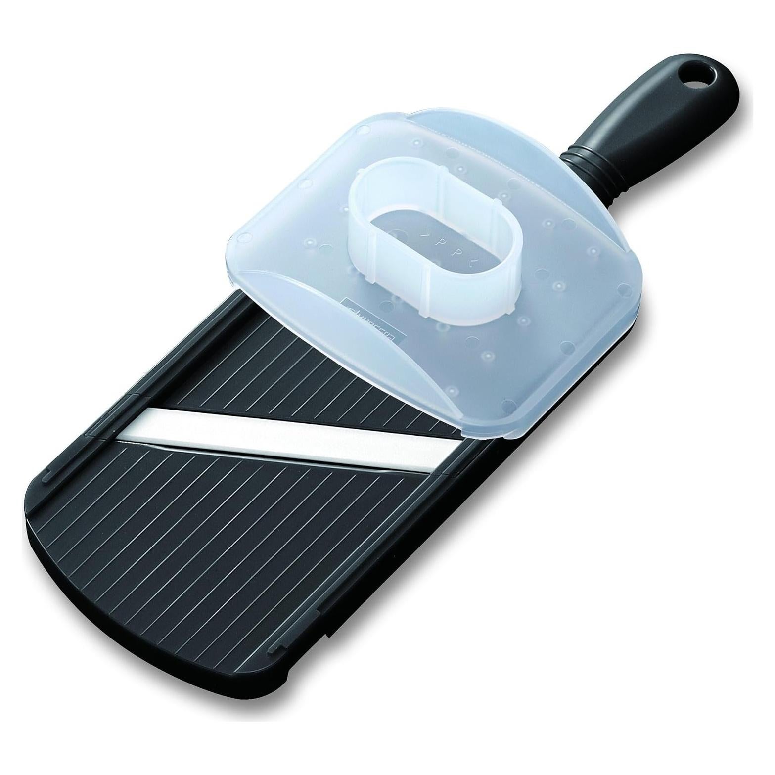 Rebanador Mandolina Cerámica Kyocera Doble Filo 25.4cm Negro