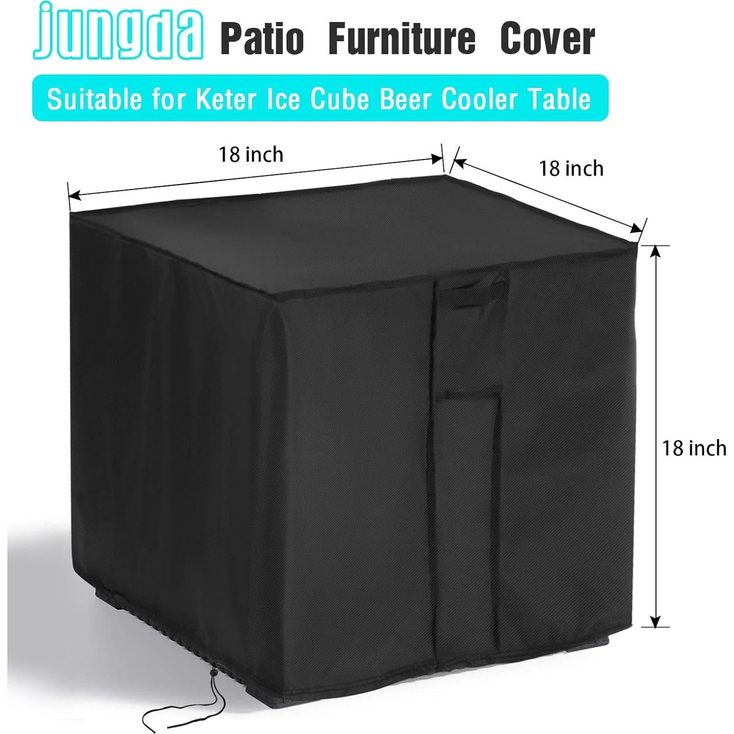 Cubierta de Mesa Cuadrada Jungda 45.72 cm Impermeable