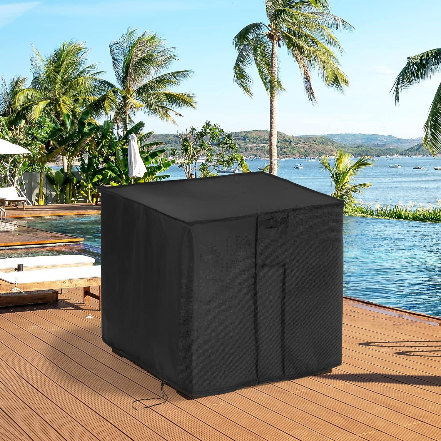 Cubierta de Mesa Cuadrada Jungda 45.72 cm Impermeable