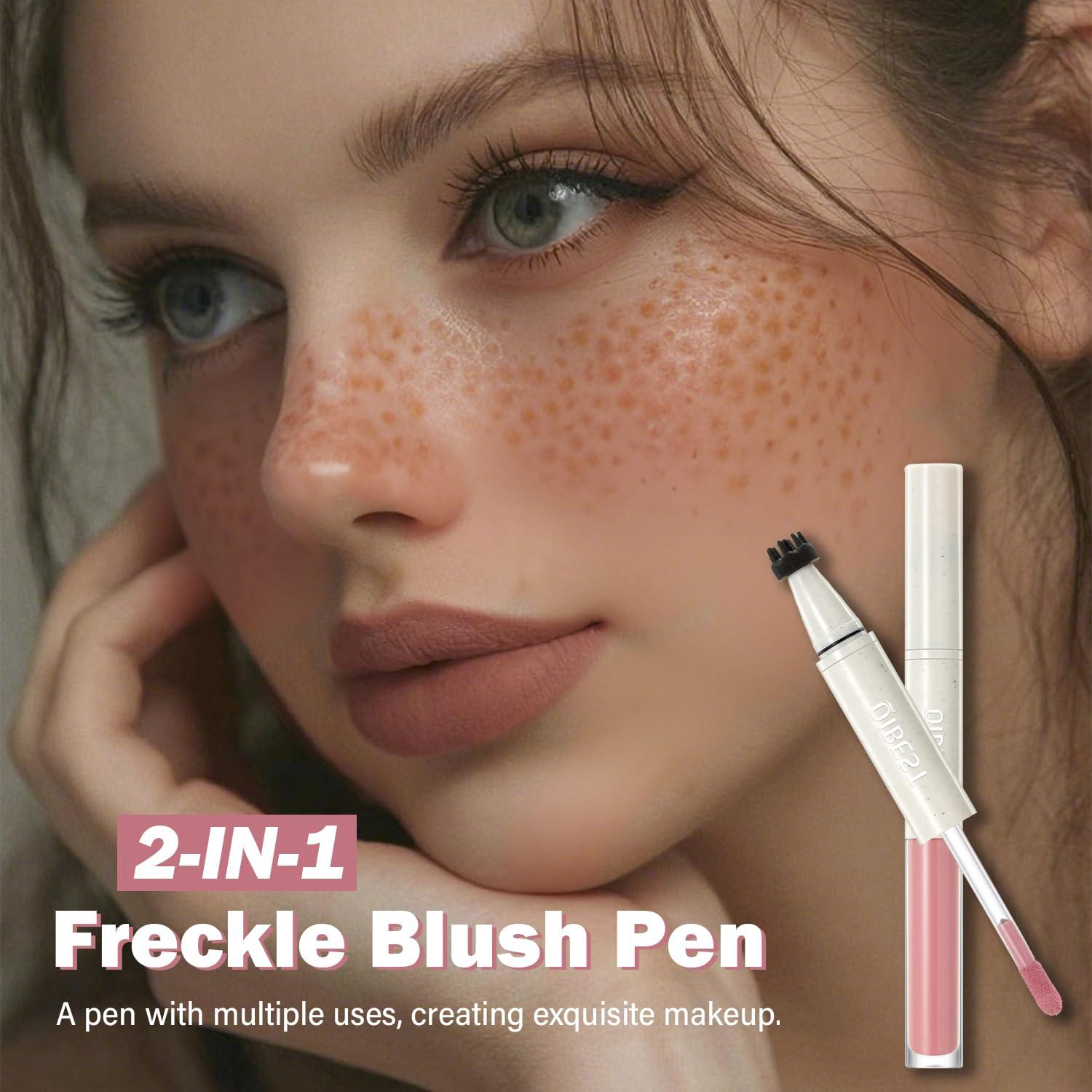 Bolígrafo 2 en 1 de Pecas y Rubor IFVGFB - Natural y Larga Duración