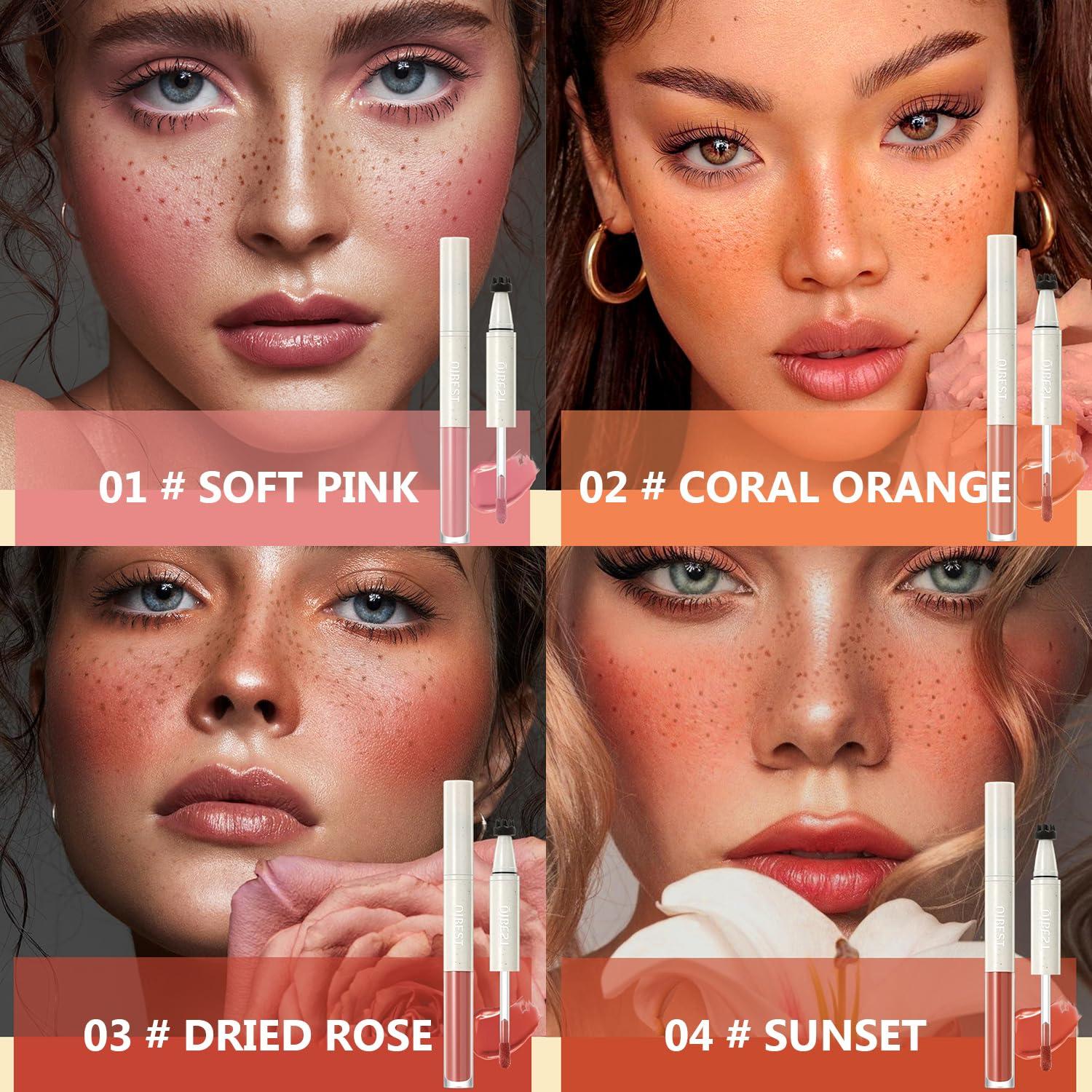 Bolígrafo 2 en 1 de Pecas y Rubor IFVGFB - Natural y Larga Duración