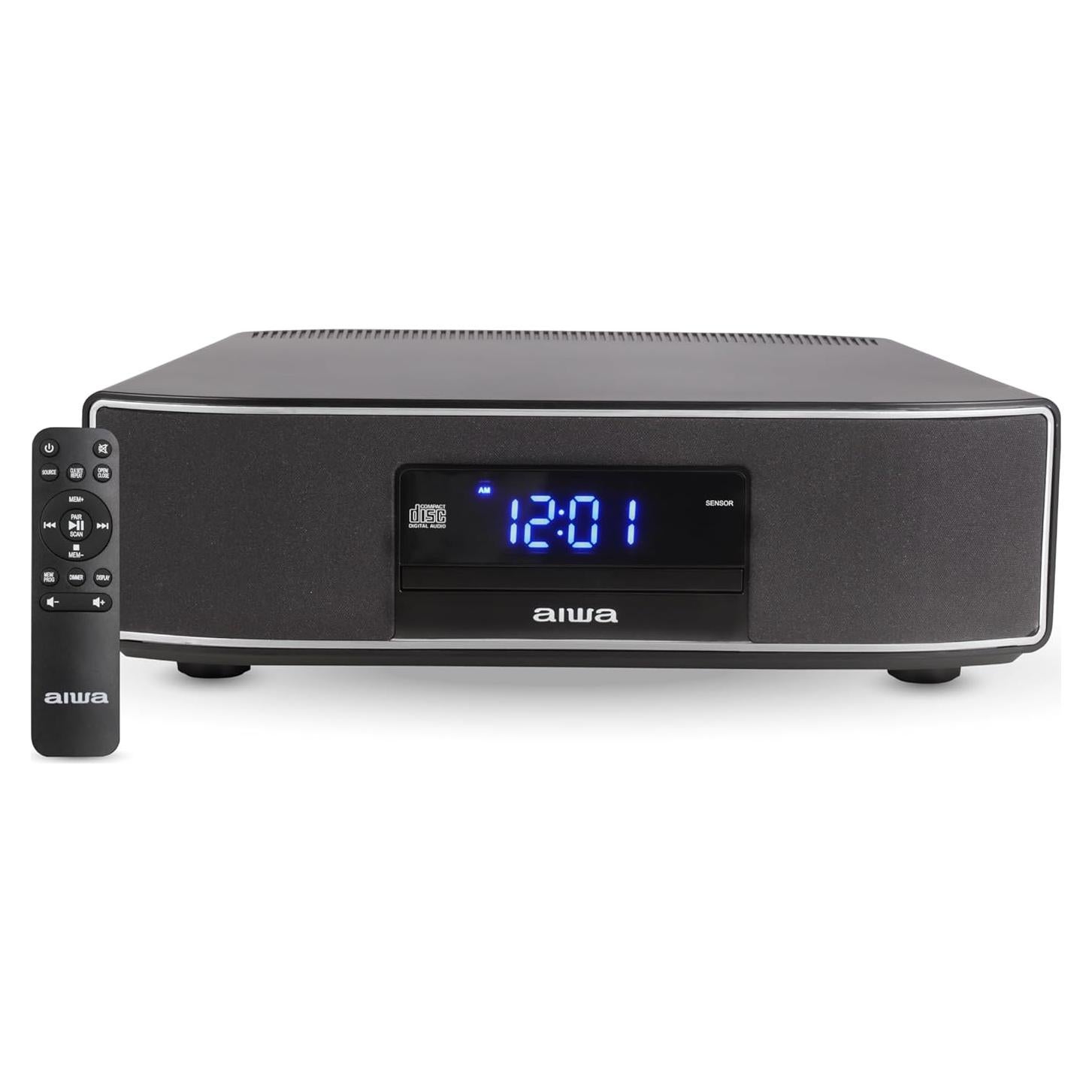 Altavoz AIWA Exos-5 30W RMS Bluetooth CD Radio FM Negro