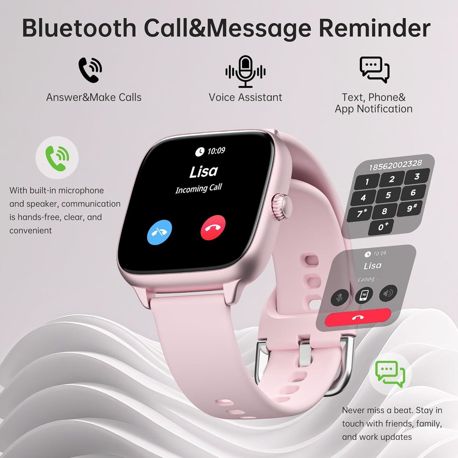 Reloj Inteligente Sunorshop T70 con Llamadas y Monitoreo de Salud