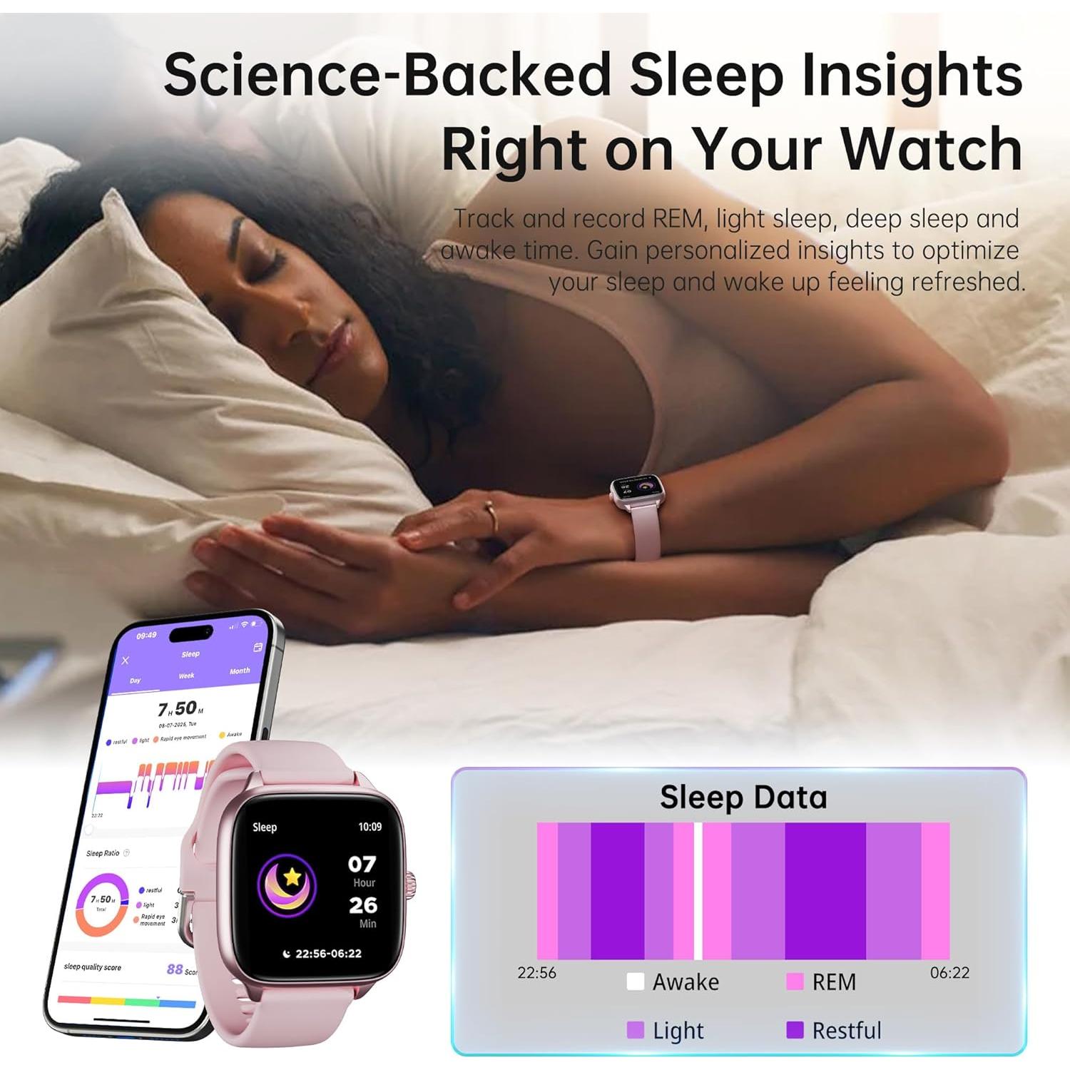 Reloj Inteligente Sunorshop T70 con Llamadas y Monitoreo de Salud