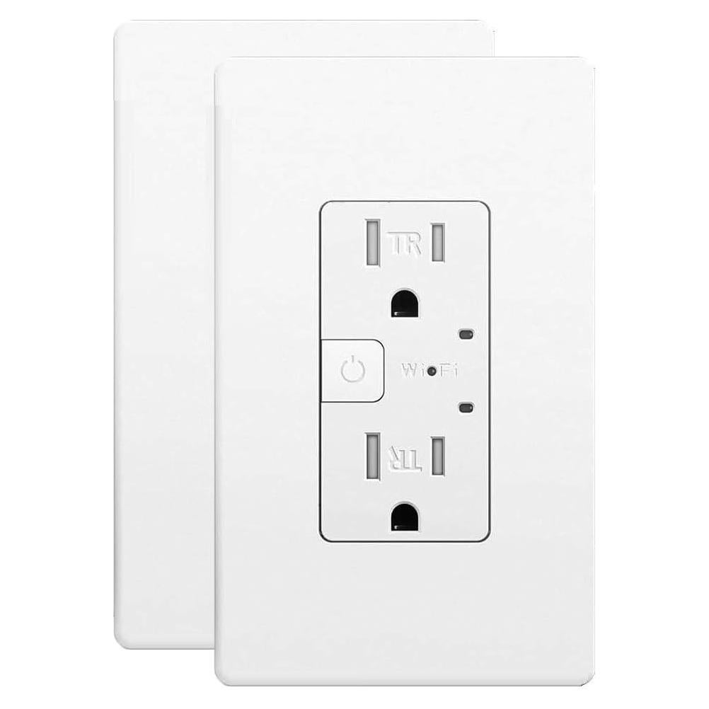 Enchufe Inteligente JUNLIT Matter Blanco 15A Paquete de 2