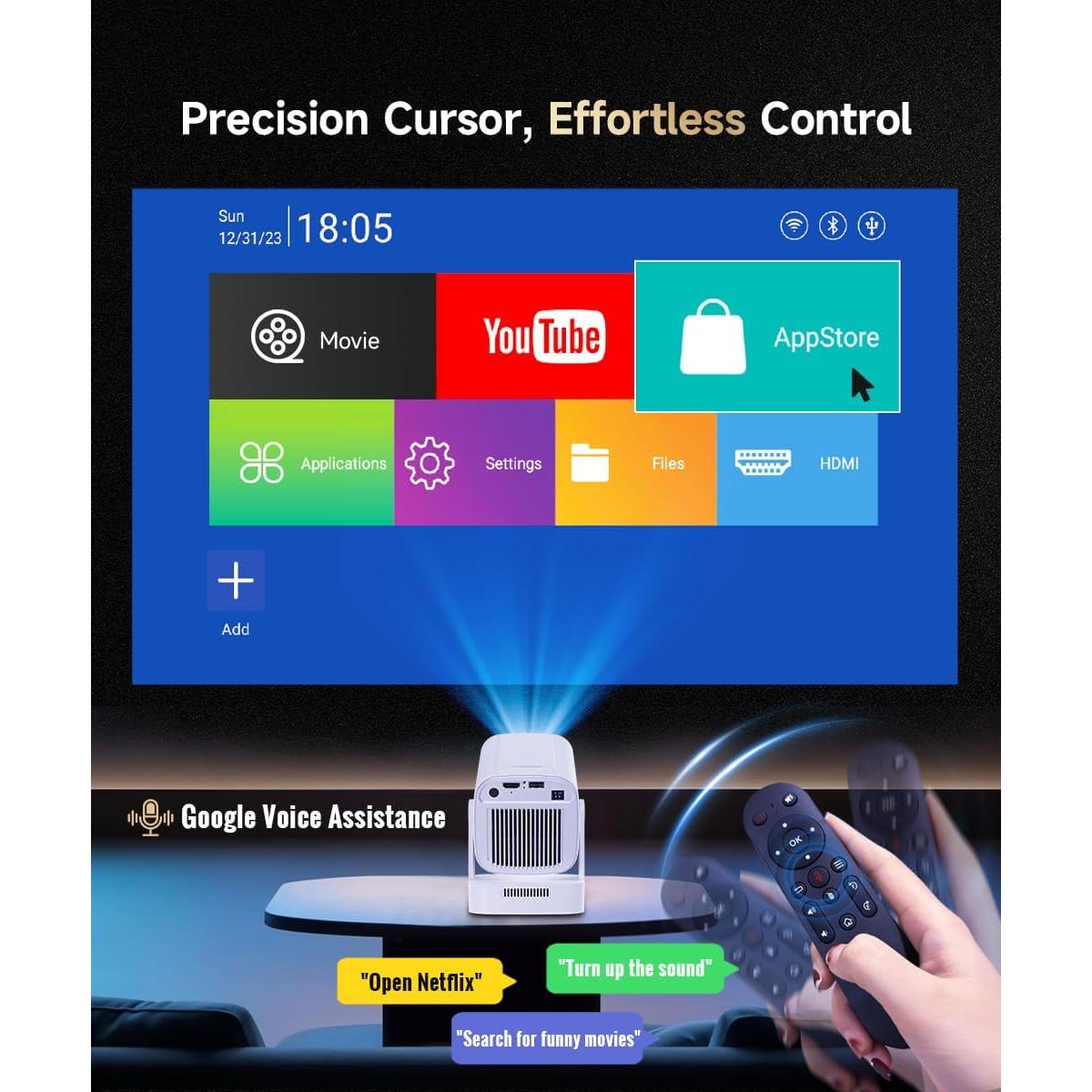 Proyector Mini Magcubic HY320 NTV 1080P WiFi Bluetooth 4K