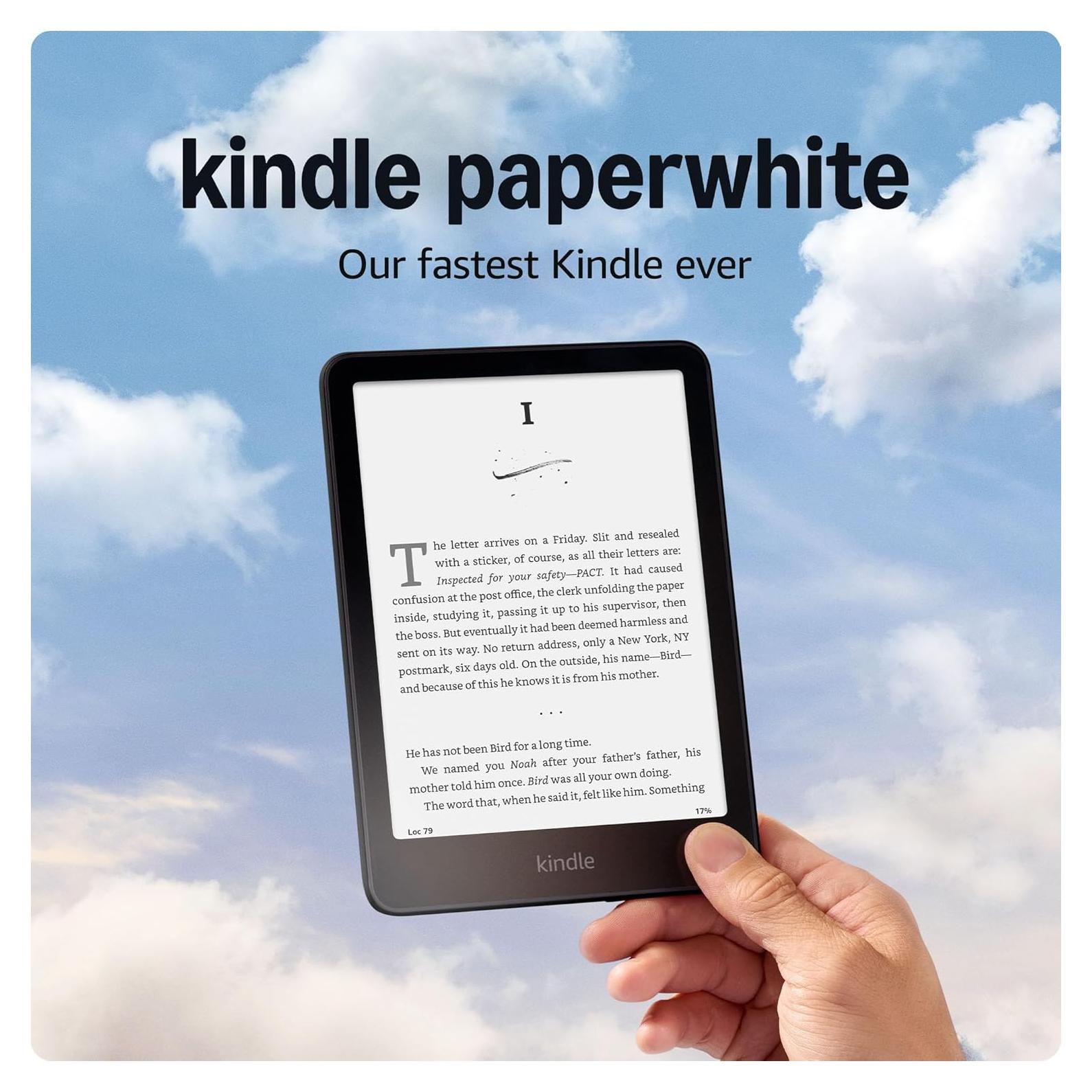 Like-New Amazon Kindle Paperwhite (16 GB) – Our fastest Kindle ever, with new 7" glare-free display and weeks of battery life – Black