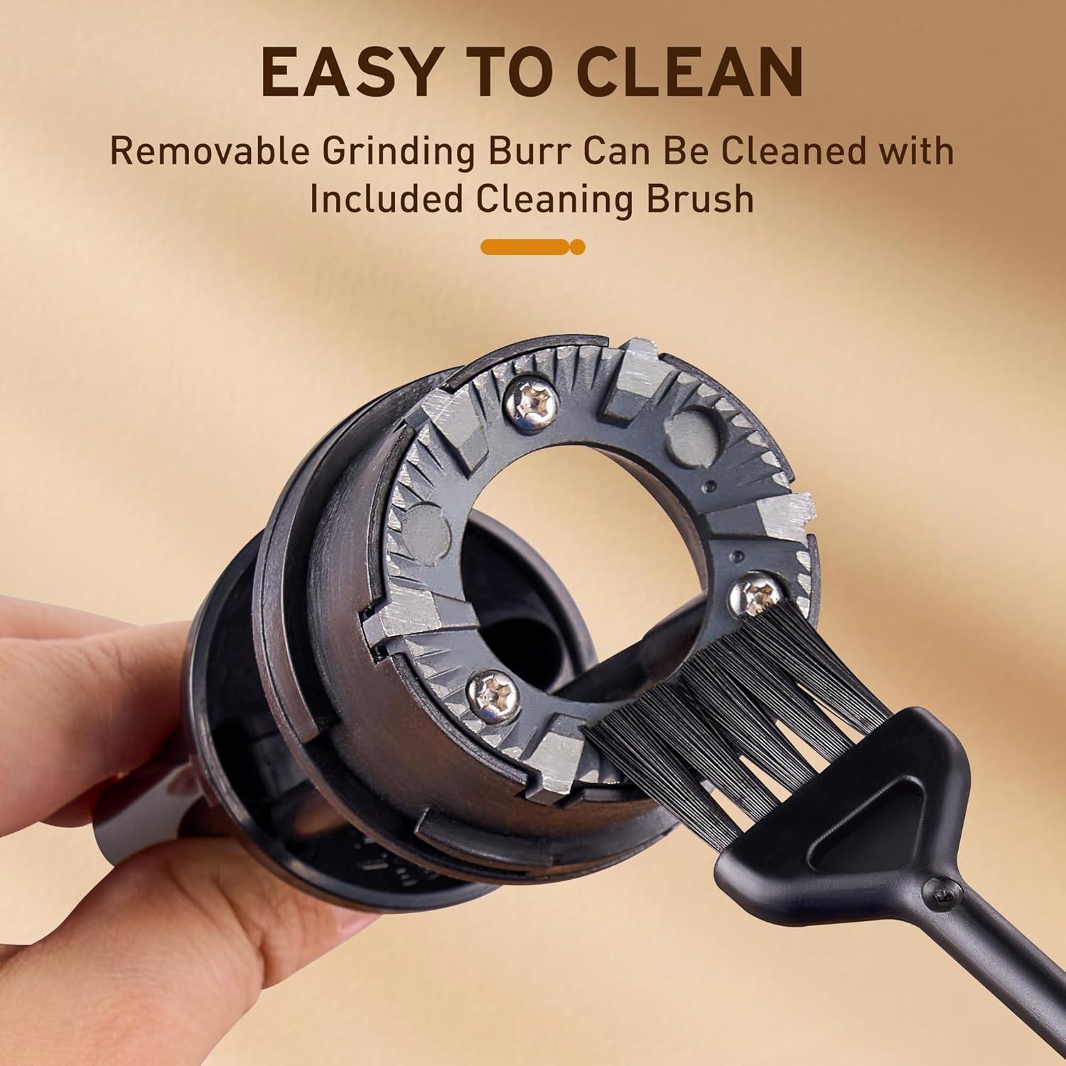 Molino de Café Eléctrico Ollygrin 2-12 Tazas Acero Inoxidable