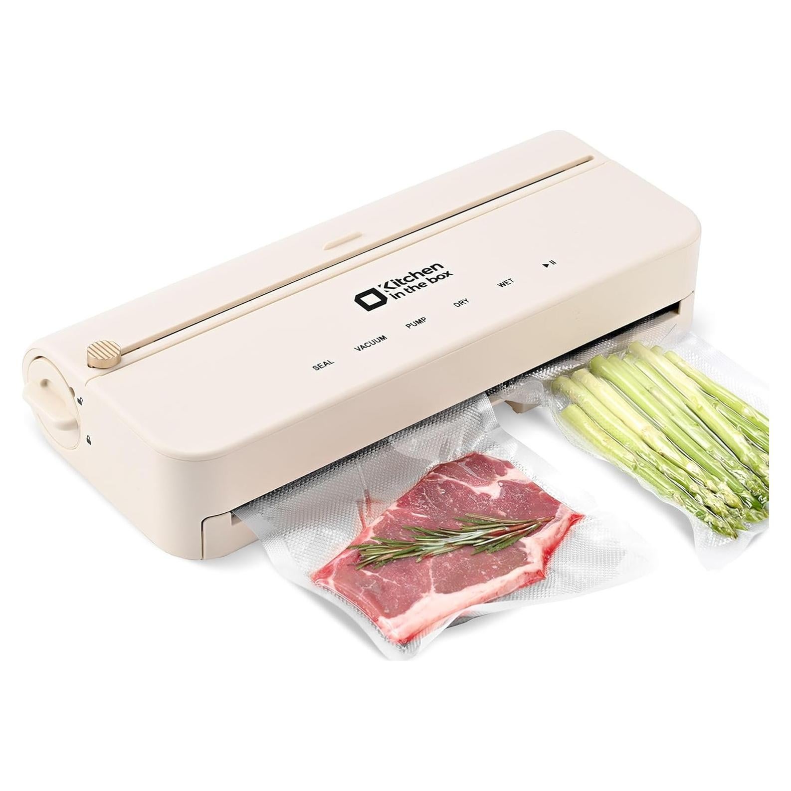 Selladora al Vacío Cocina en la Caja VS2035 120W Beige