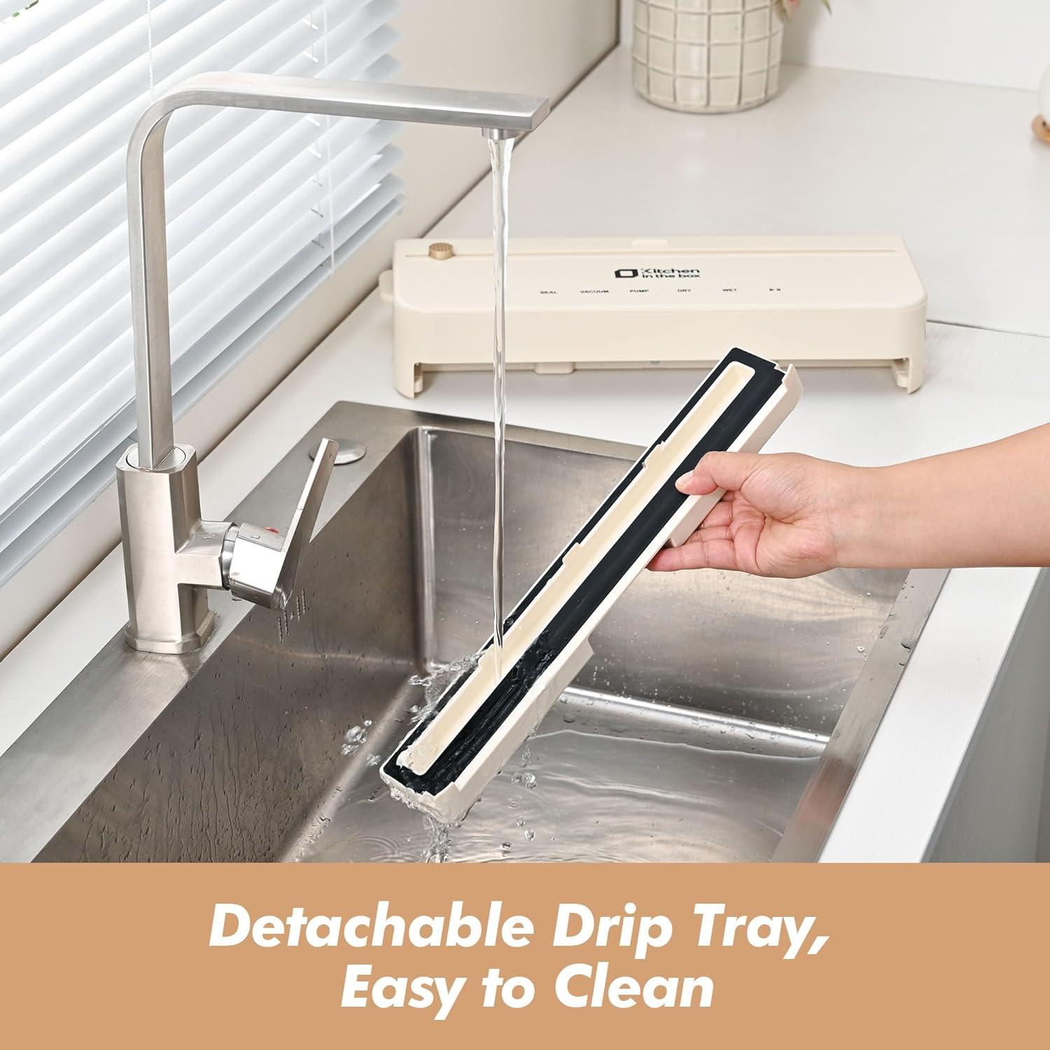 Selladora al Vacío Cocina en la Caja VS2035 120W Beige