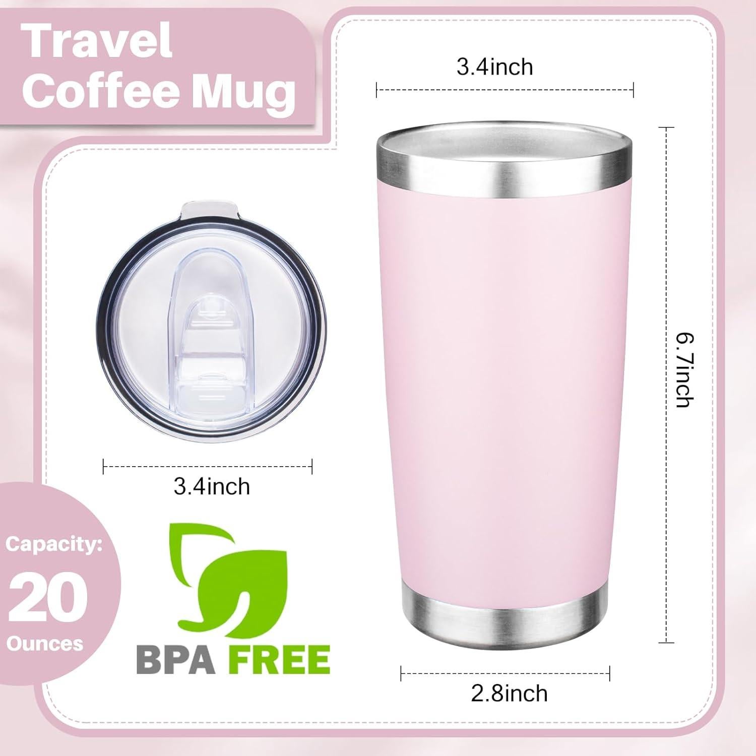 Vaso Térmico FristChoice 20oz Acero Inoxidable Rosa