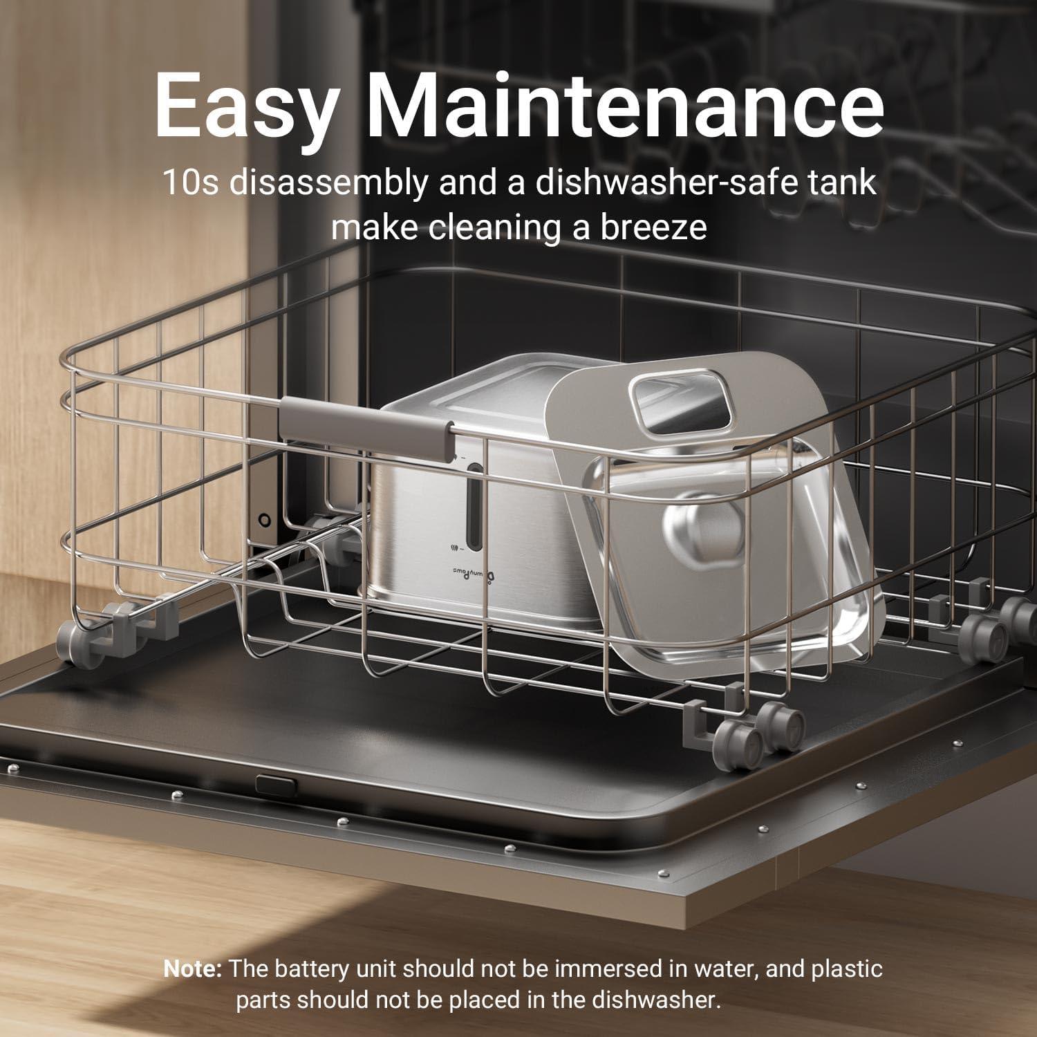 Fuente de Agua Inalámbrica DownyPaws 3L Acero Inoxidable