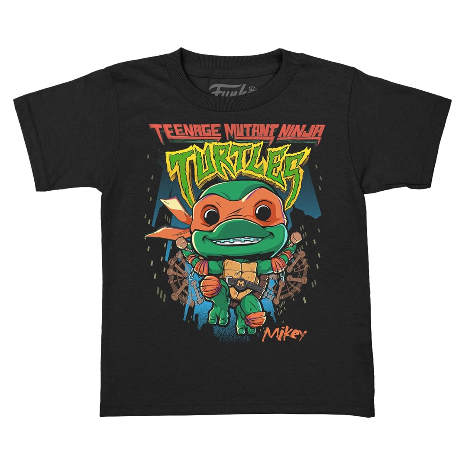Camiseta y Minifigura Funko TMNT Michelangelo - Talla S