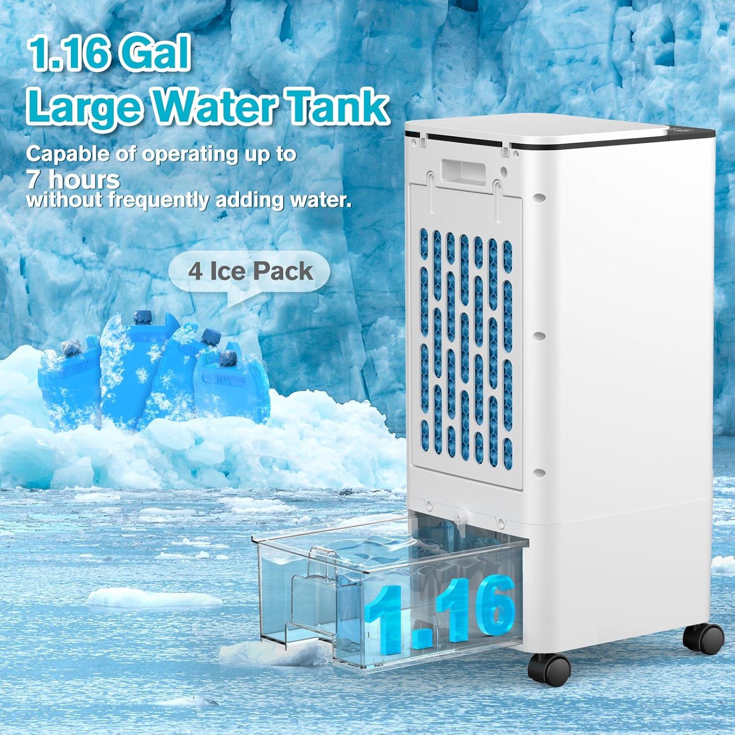 Acondicionador de Aire Portátil FLOWBREEZE 3 en 1 4.4L Blanco