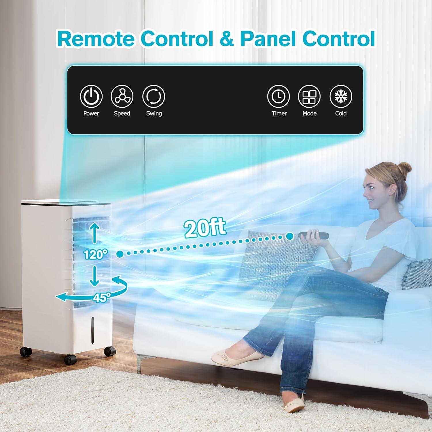 Acondicionador de Aire Portátil FLOWBREEZE 3 en 1 4.4L Blanco