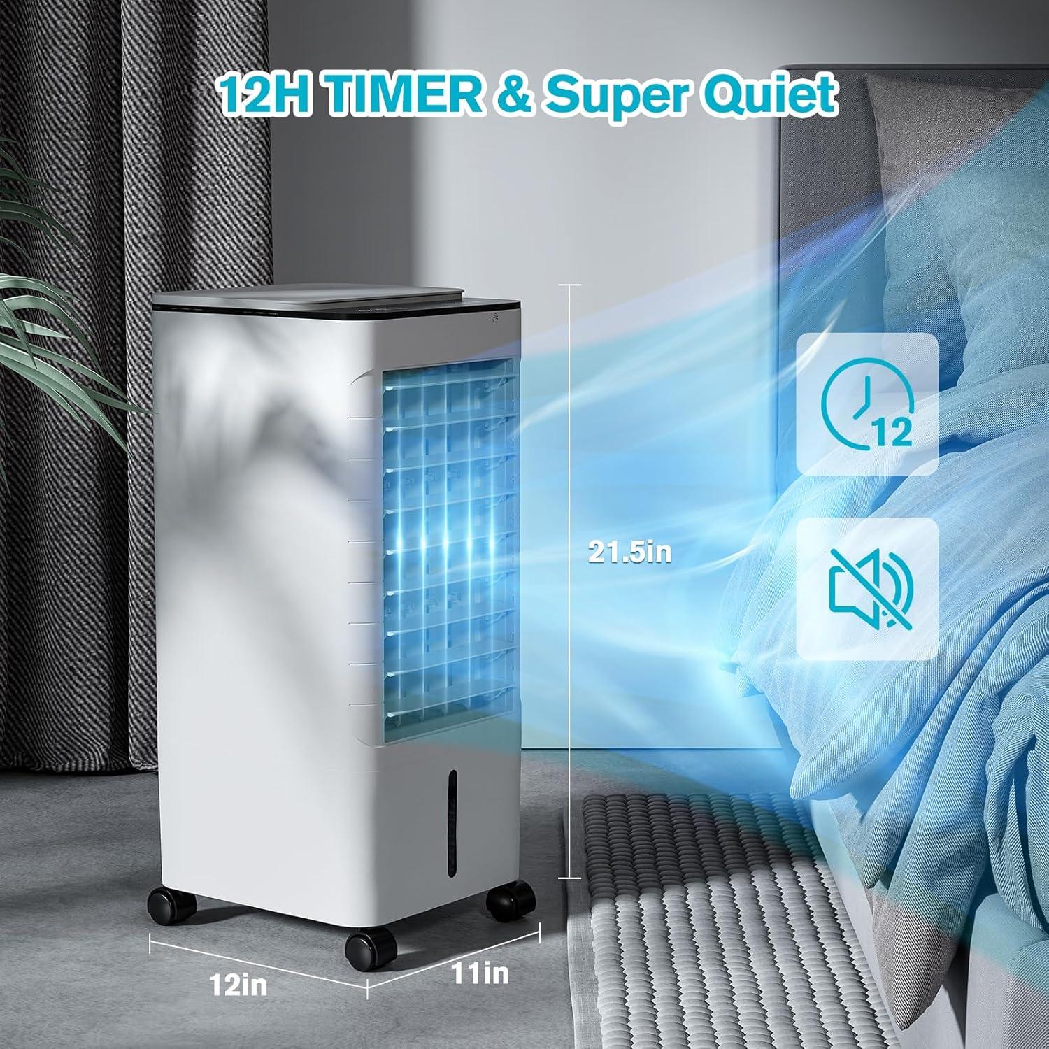 Acondicionador de Aire Portátil FLOWBREEZE 3 en 1 4.4L Blanco