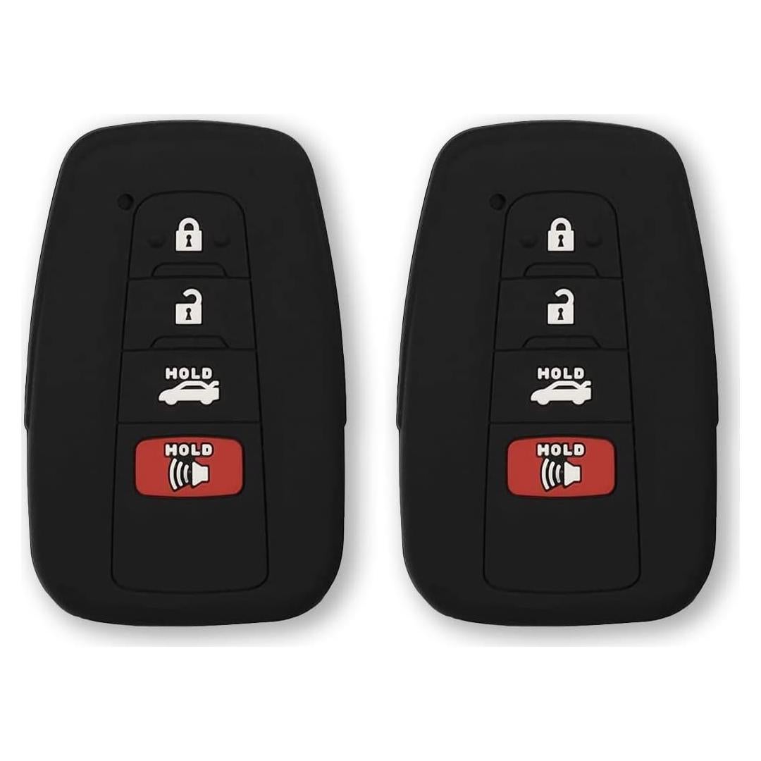 Cubierta de Llave de Silicona Autobase para Toyota 4 Botones