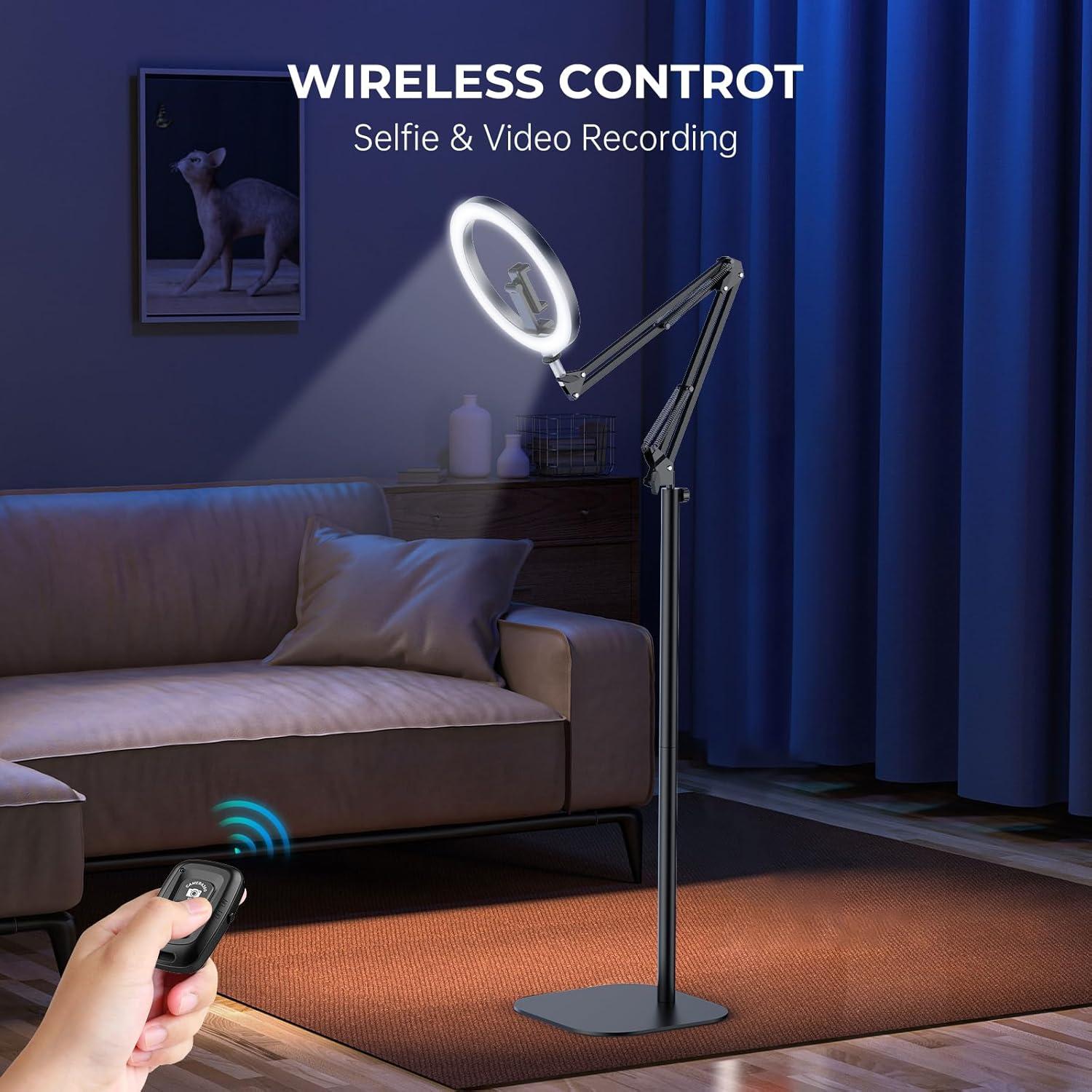 Soporte de Teléfono de Techo Bialeire 25.4 cm con Luz de Anillo