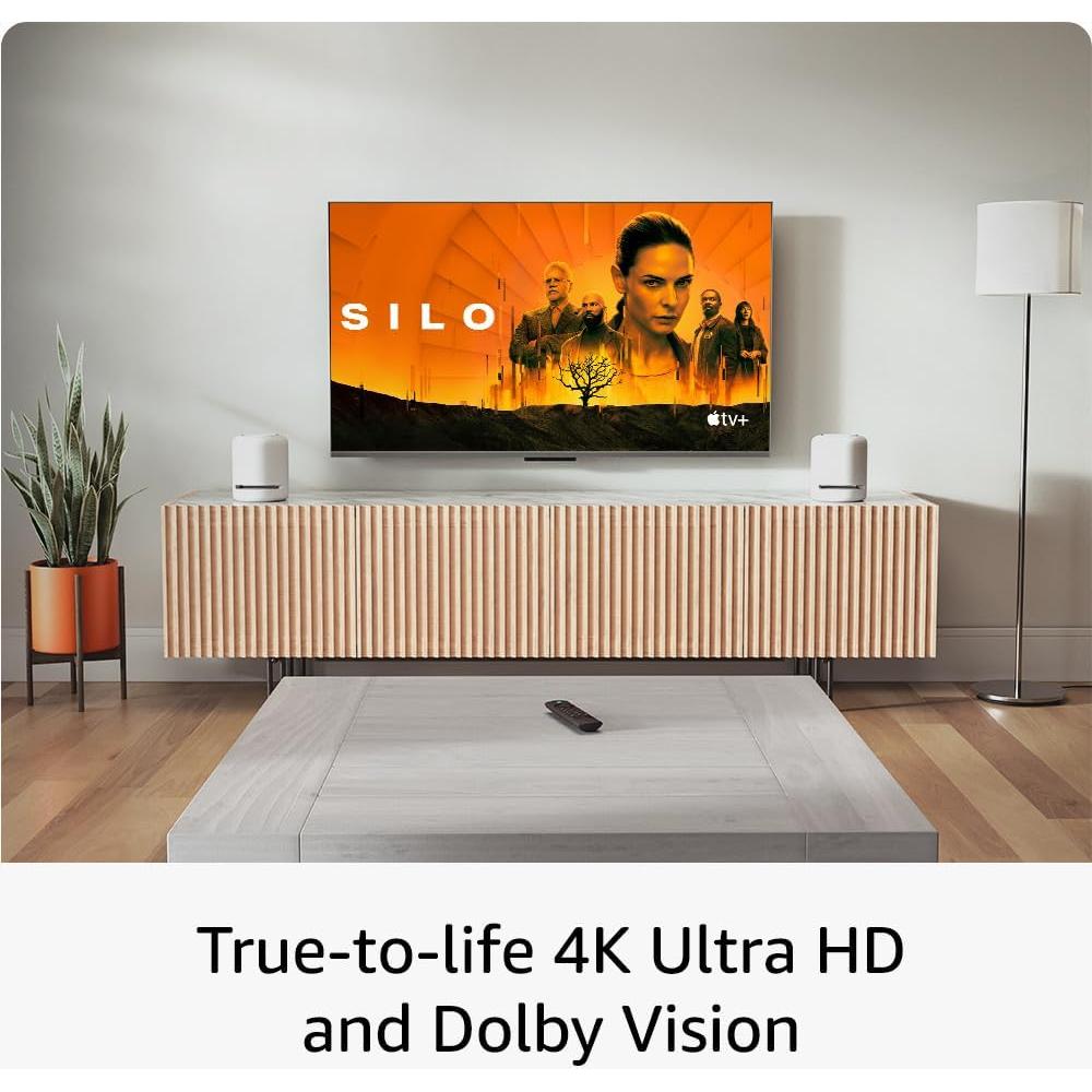 Amazon Fire TV Stick 4K Max streaming device (newest model) with AI-powered Fire TV Search, supports Wi-Fi 6E, free & live TV without cable or satellite