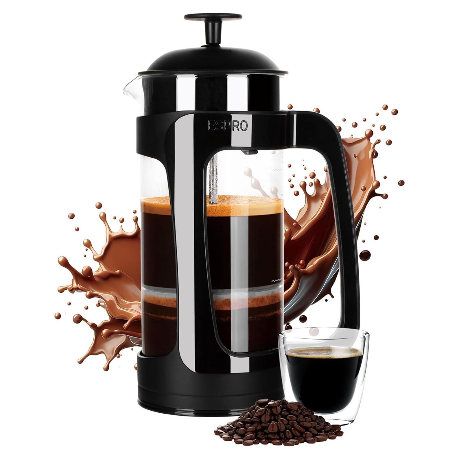 Cafetera Prensa Francesa ESPRO P3 532 ml Filtro Doble Sin Sedimentos