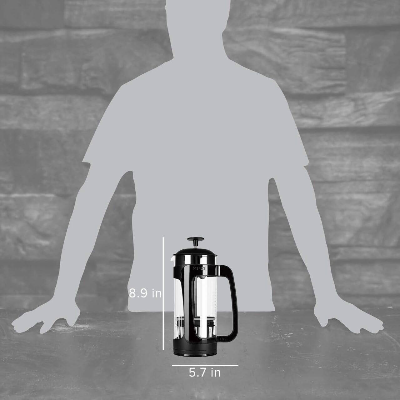 Cafetera Prensa Francesa ESPRO P3 532 ml Filtro Doble Sin Sedimentos