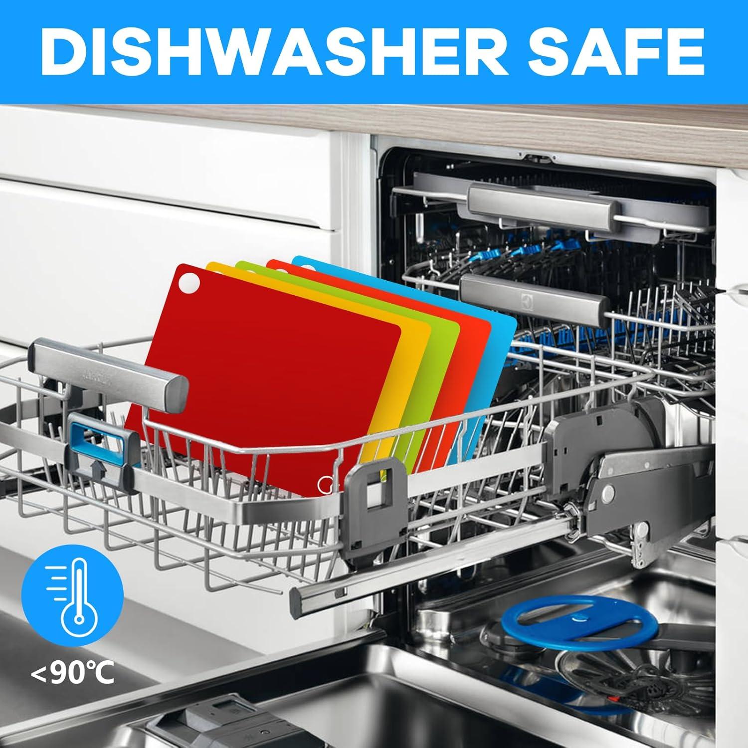 Juego de 5 Tablas de Cortar Flexibles GoodLuck Antideslizantes