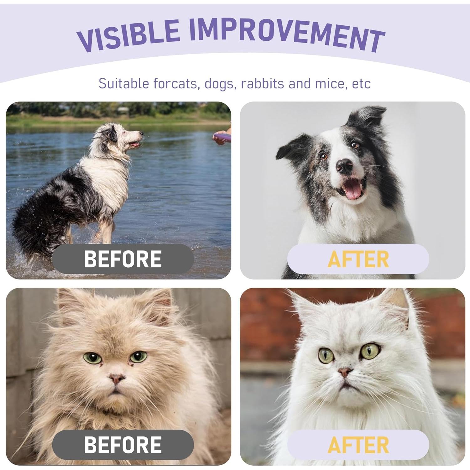 Guantes de Limpieza para Mascotas LEAGIM - Toallitas Lavanda 8 Pzs