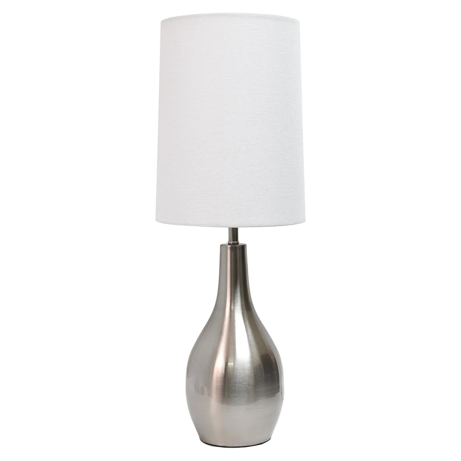 Lámpara de Mesa Simple Designs LT3303-BSN Níquel Cepillado 1 Luz