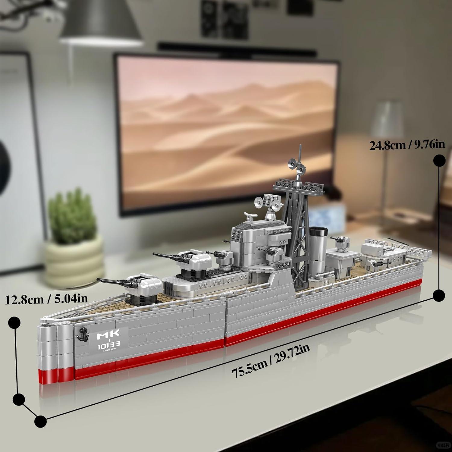 Conjunto de Construcción Acorazado Mould King 10133 1815 Piezas