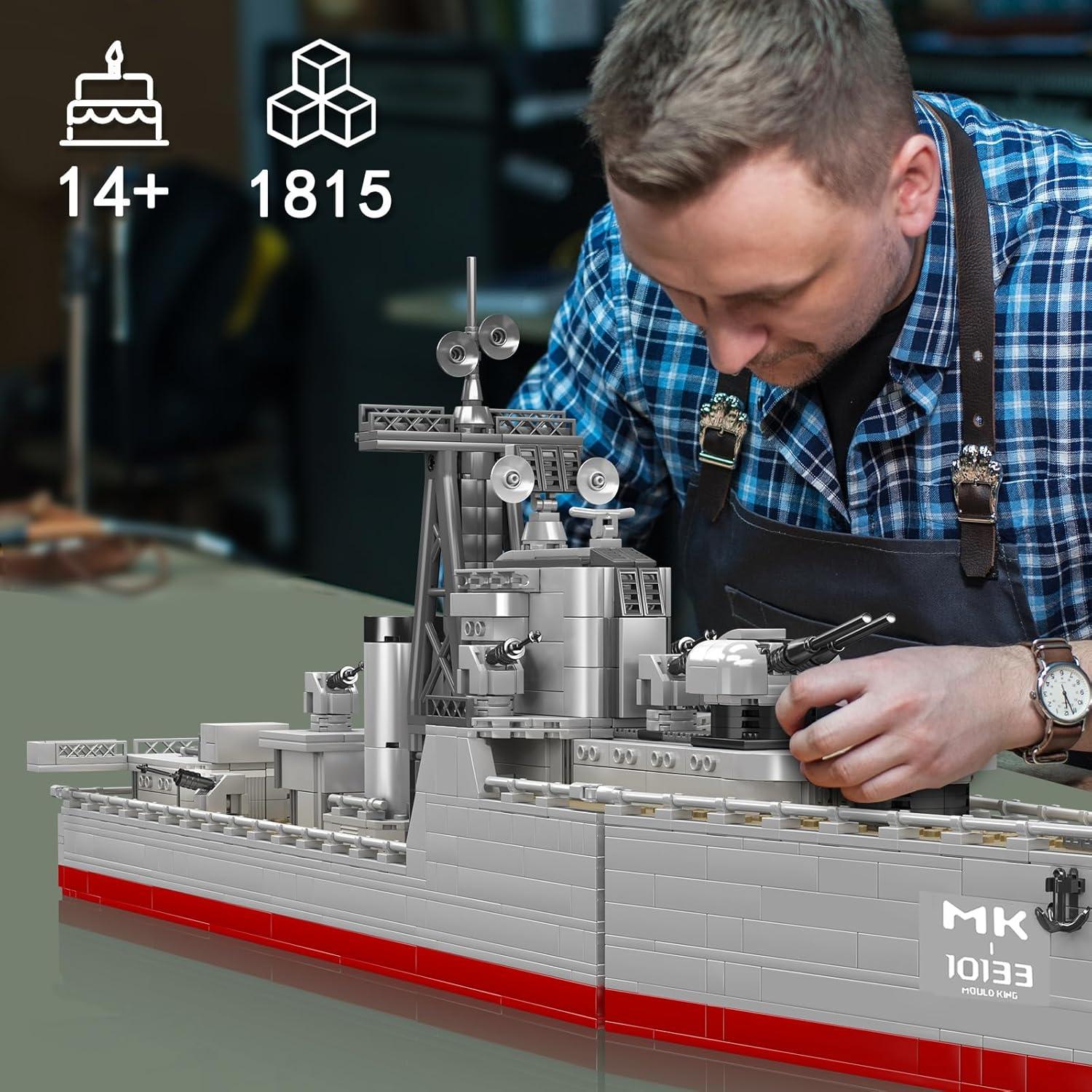 Conjunto de Construcción Acorazado Mould King 10133 1815 Piezas