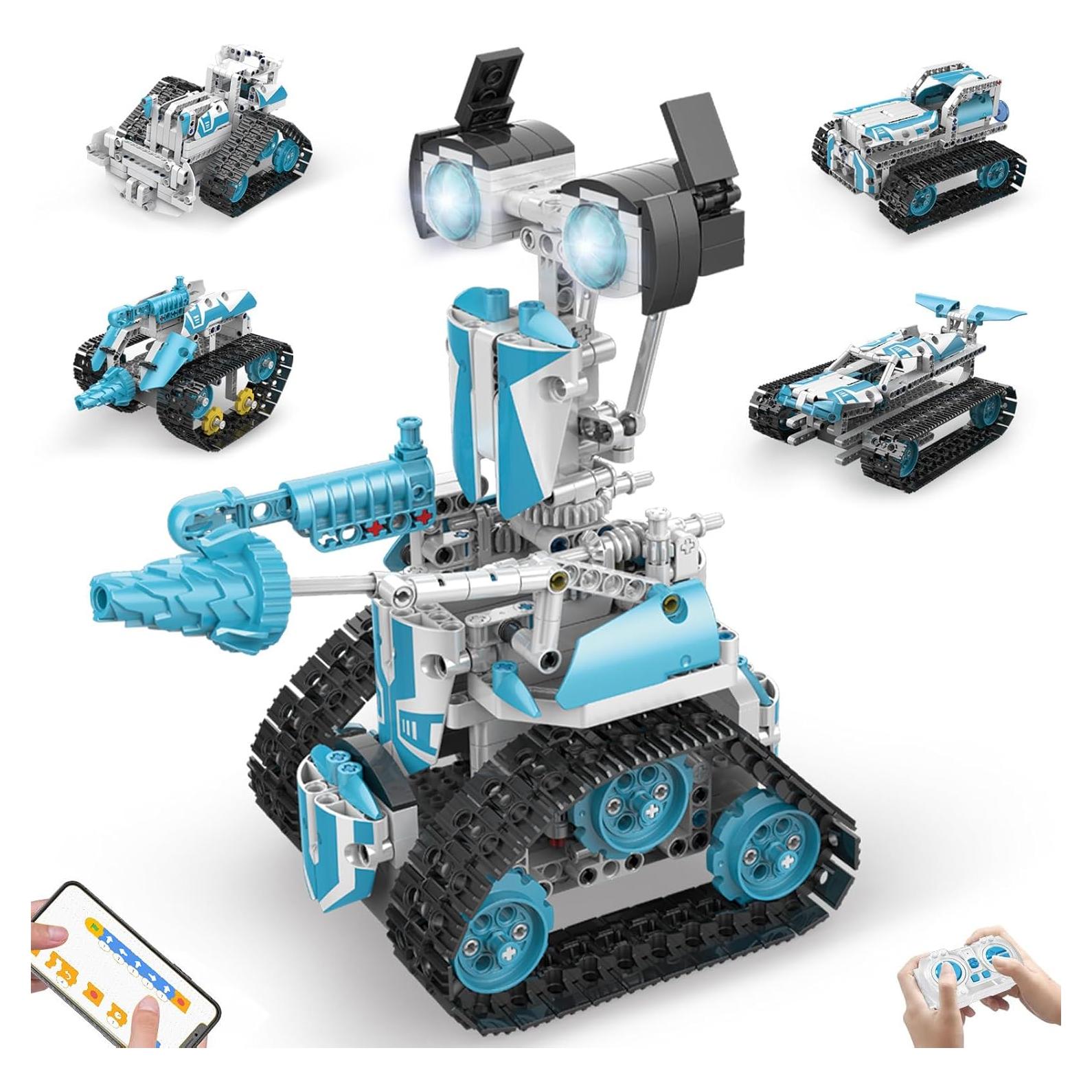 Kit de Construcción de Robots 5 en 1 Huasui K96132 - 720 Piezas
