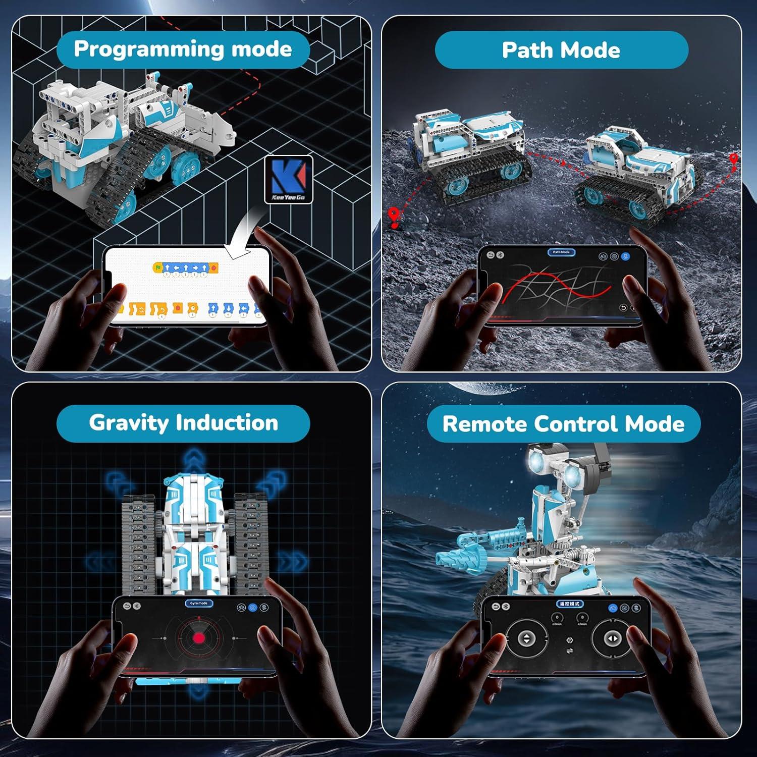 Kit de Construcción de Robots 5 en 1 Huasui K96132 - 720 Piezas