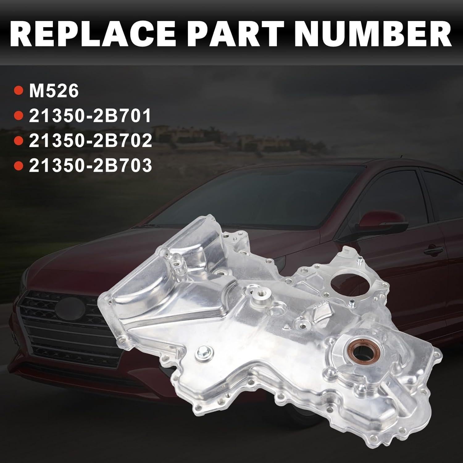 Bomba de Aceite USTAR M526 y Tapa de Tiempo 1.6L L4