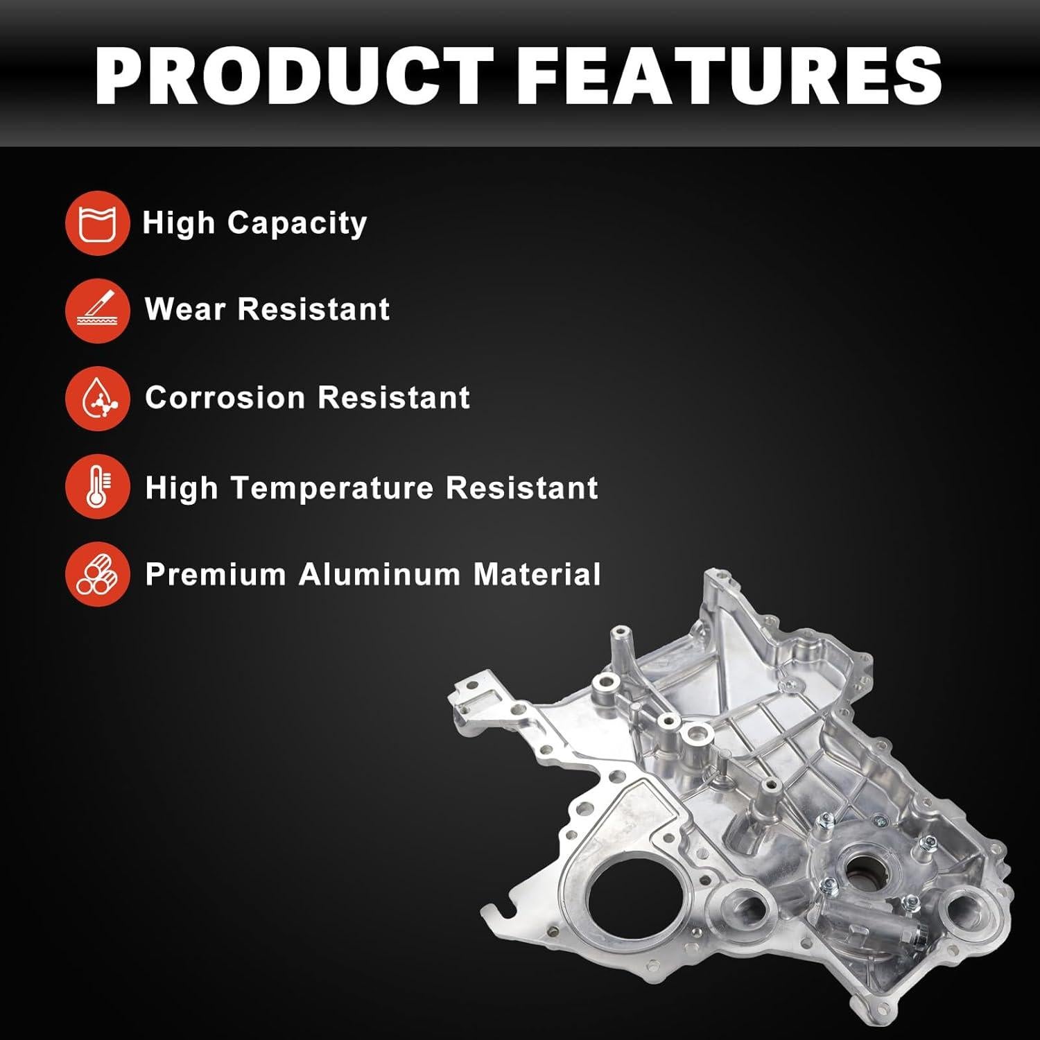 Bomba de Aceite USTAR M526 y Tapa de Tiempo 1.6L L4