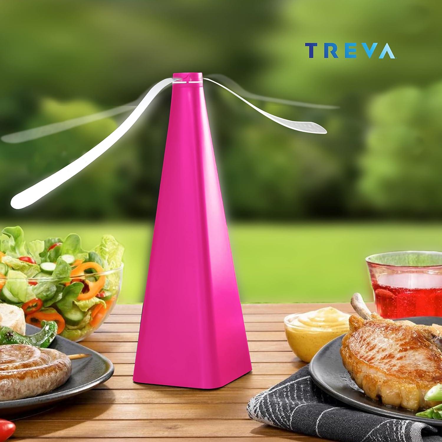 Ventilador Antiinsectos Treva Rosa, 4 Paquete, Sin Químicos