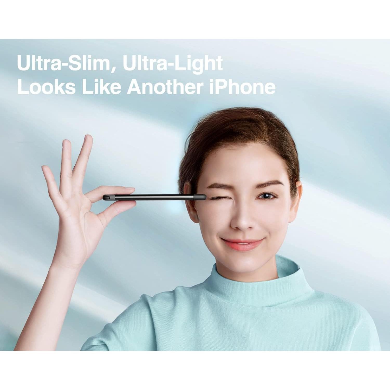 Cargador Portátil Luxtude 5000mAh para iPhone con Cable Lightning