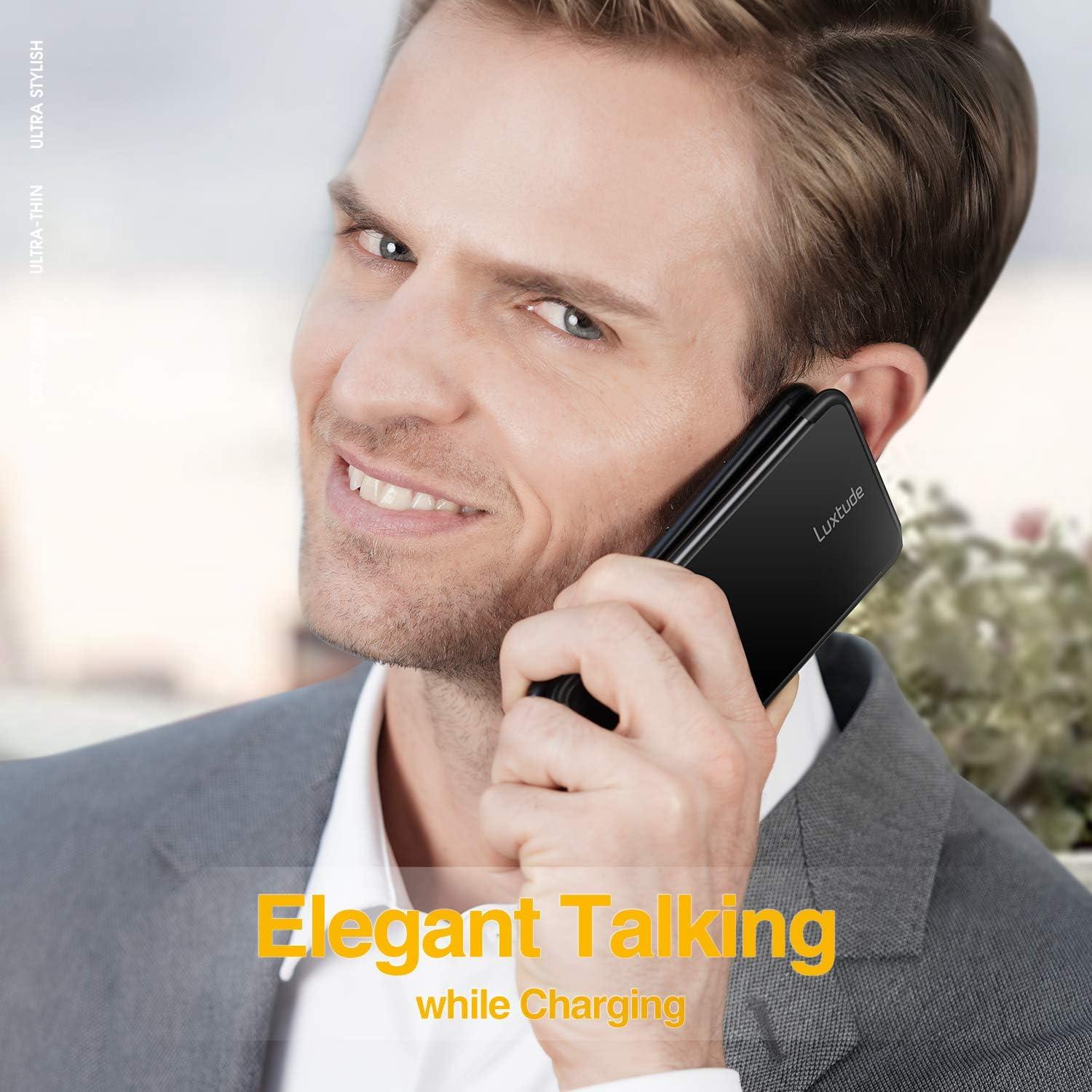 Cargador Portátil Luxtude 5000mAh para iPhone con Cable Lightning